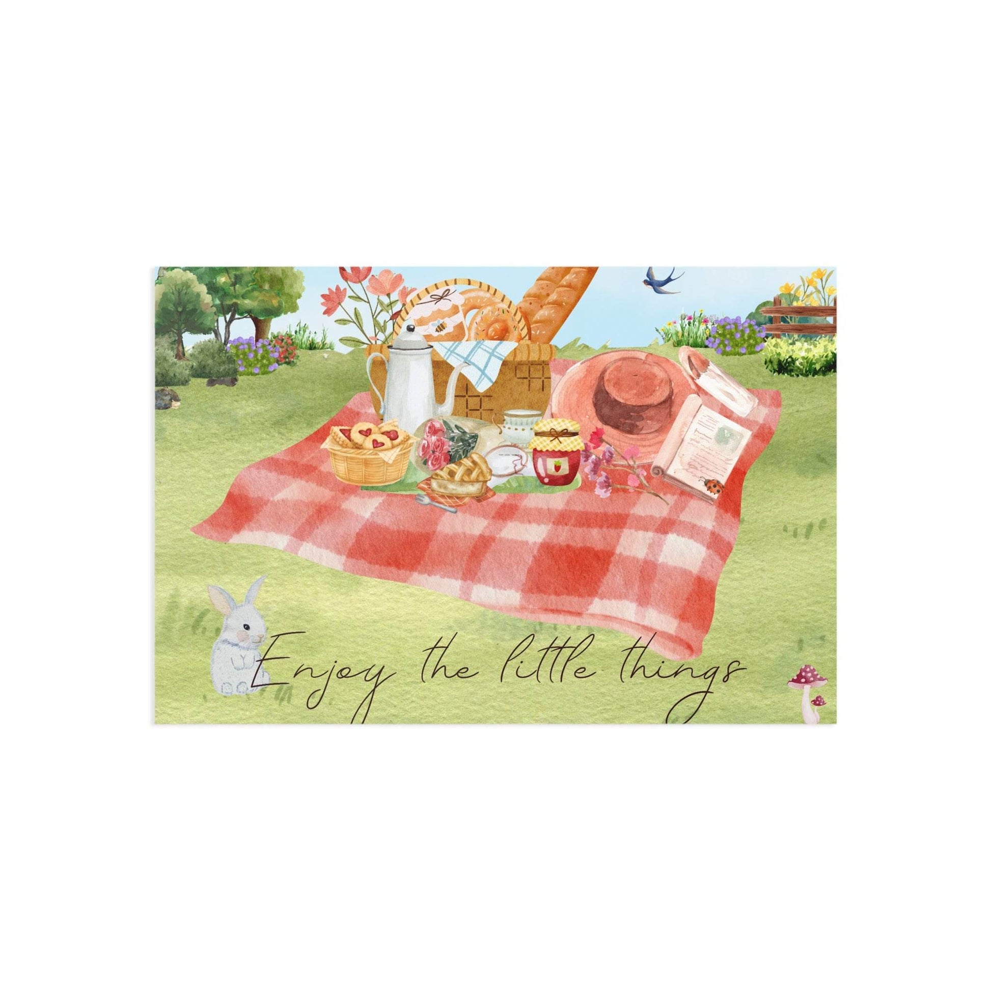 The Dreamer's Bookshop "Picknick" Enjoy the Little Things Card - The Dreamer's Bookshop.
