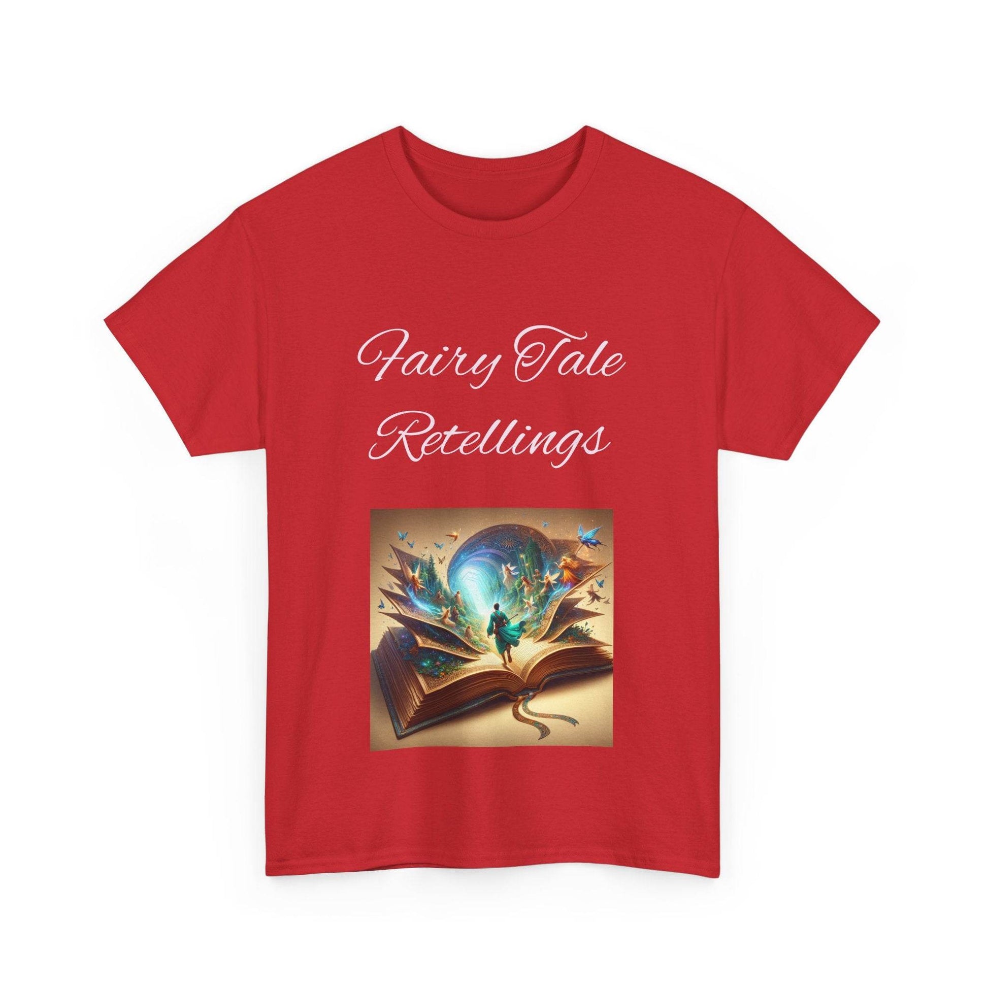 Fiction - Unisex Heavy Cotton Tee - Fairy Tale Retellings - The Dreamer's Bookshop.