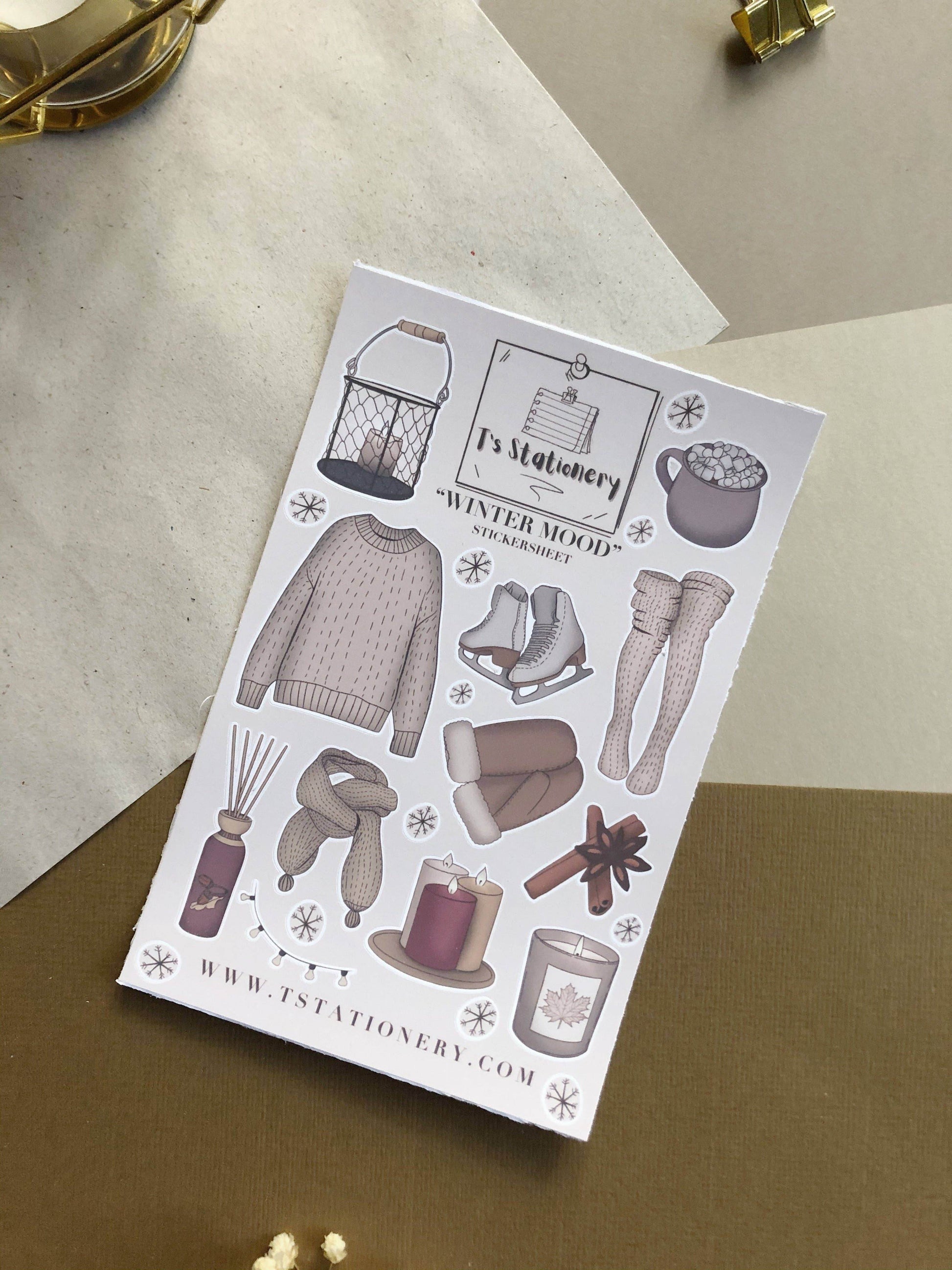 T's Stationery - „Winterstemming” - The Dreamer's Bookshop.