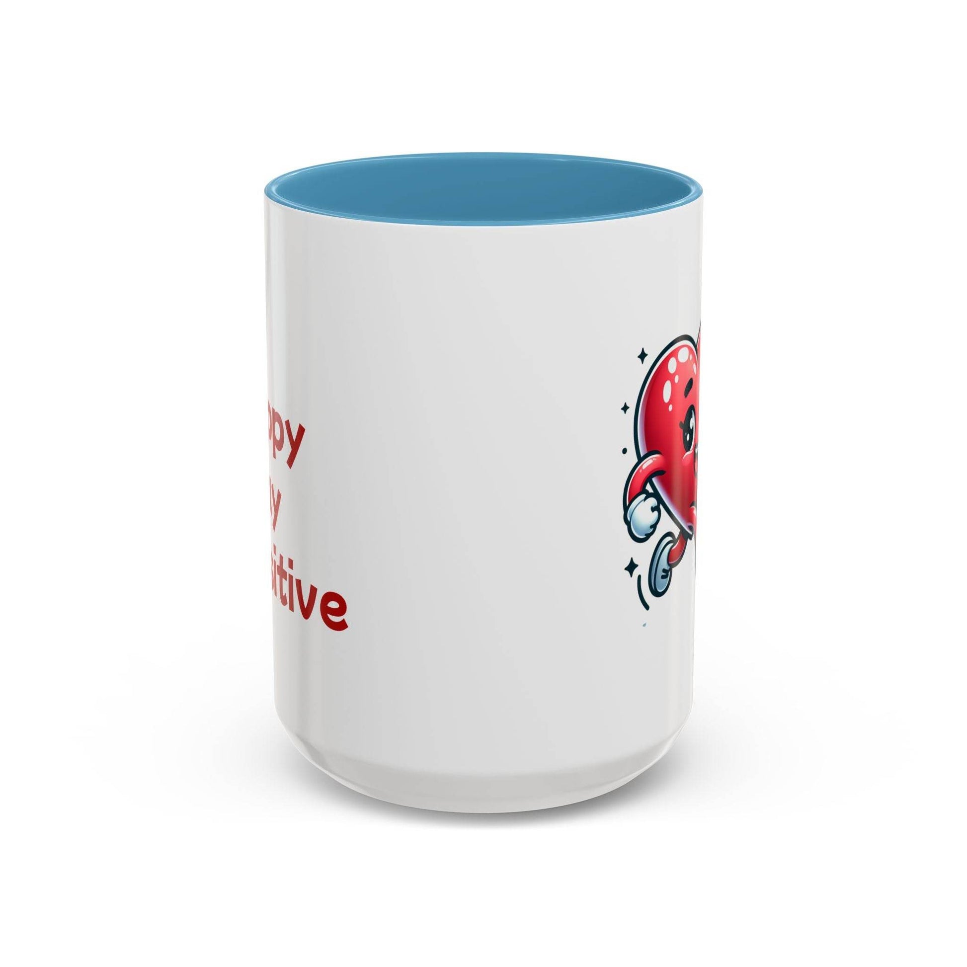 Cute Heart Character Coffee Mug - 11 & 15oz - The Dreamer's Bookshop.