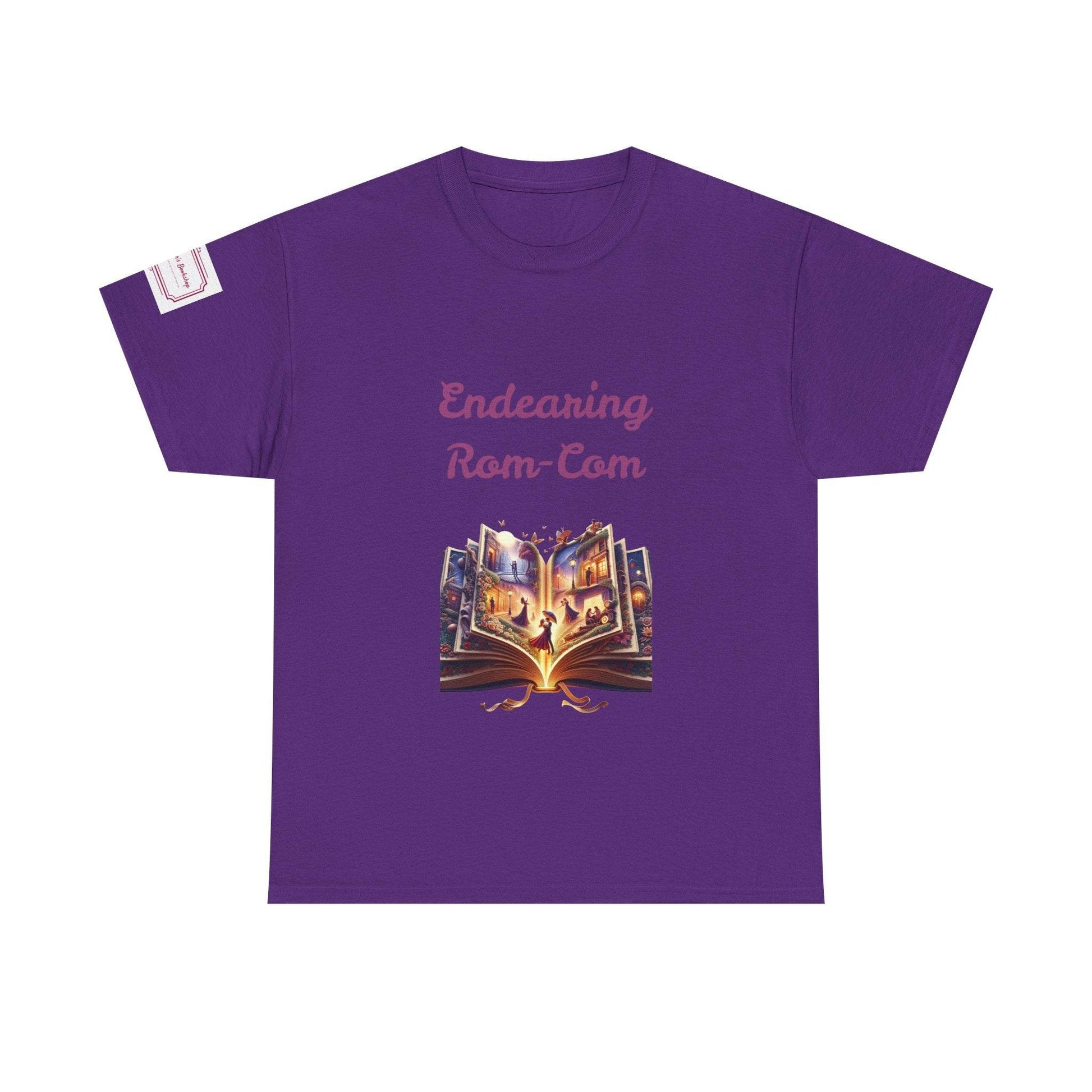 Endearing - Unisex Heavy Cotton Tee - Rom-Com Books - The Dreamer's Bookshop.