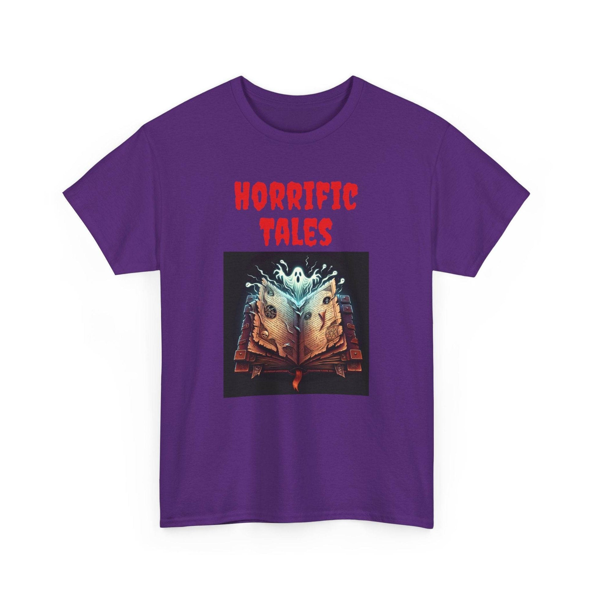 Horrific Tales - A Unisex Heavy Cotton Tee - Perfect Gift for Book Lovers - The Dreamer's Bookshop.