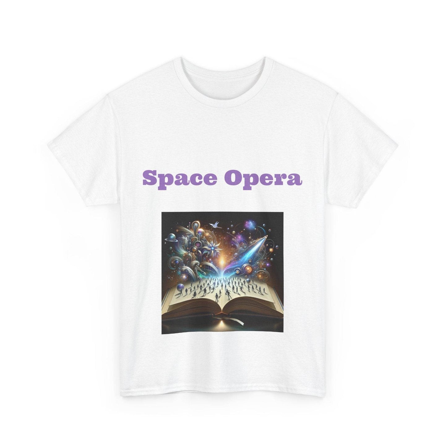 Space Opera - Unisex Heavy Cotton Tee - Sci-Fi Books - The Dreamer's Bookshop.