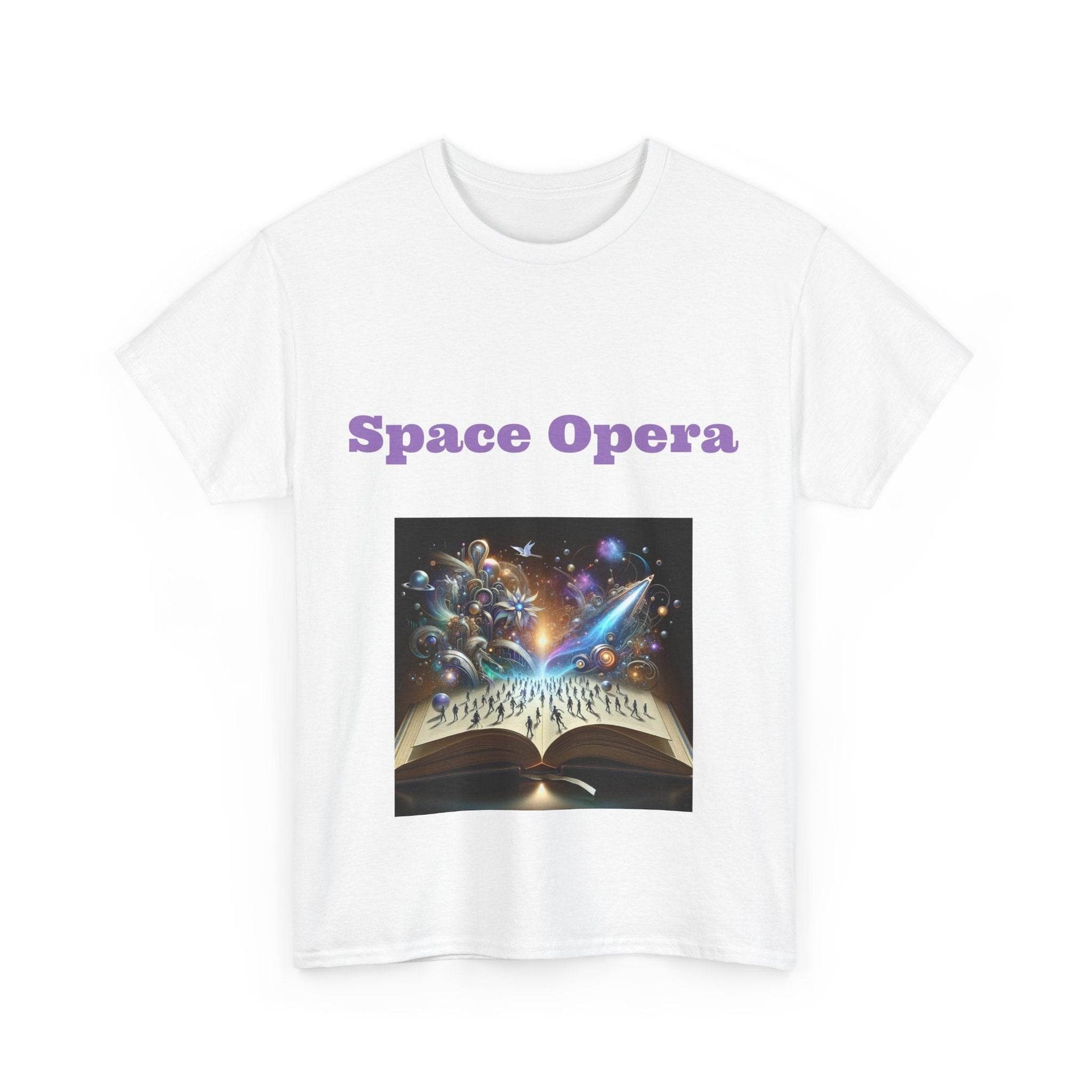 Space Opera - Unisex Heavy Cotton Tee - Sci-Fi Books - The Dreamer's Bookshop.