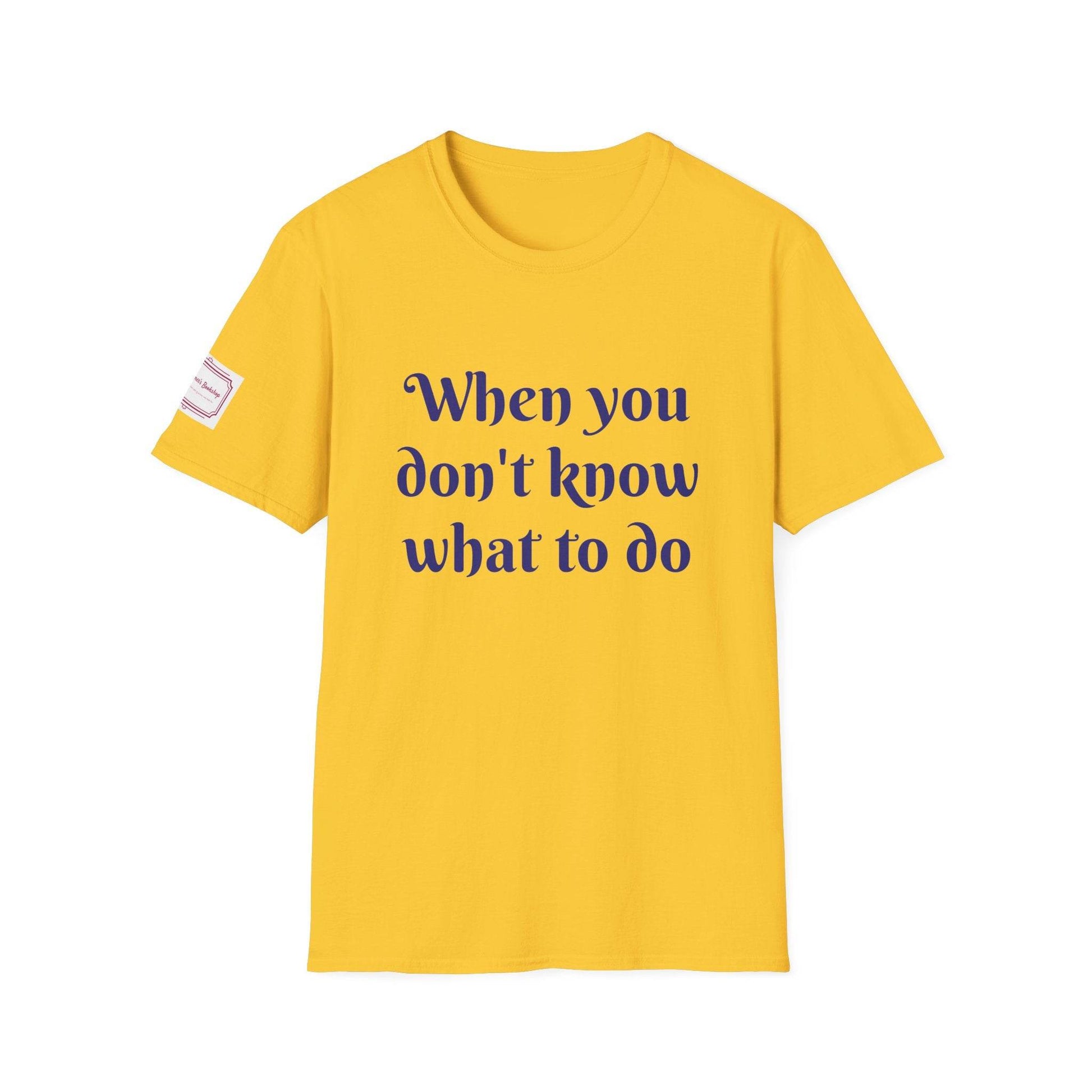 Inspirational Unisex Softstyle T-Shirt - 'Just Breathe' Motivational Design - The Dreamer's Bookshop.