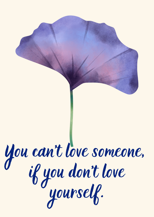 The Dreamer's Bookshop "You can't" Love Yourself Card - The Dreamer's Bookshop.