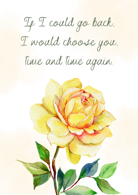 The Dreamer's Bookshop "Choose You" Affection Card - The Dreamer's Bookshop.