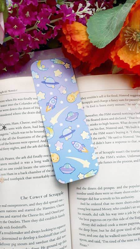 Dreamchaserart - Kawaii galaxy bladwijzer - The Dreamer's Bookshop.