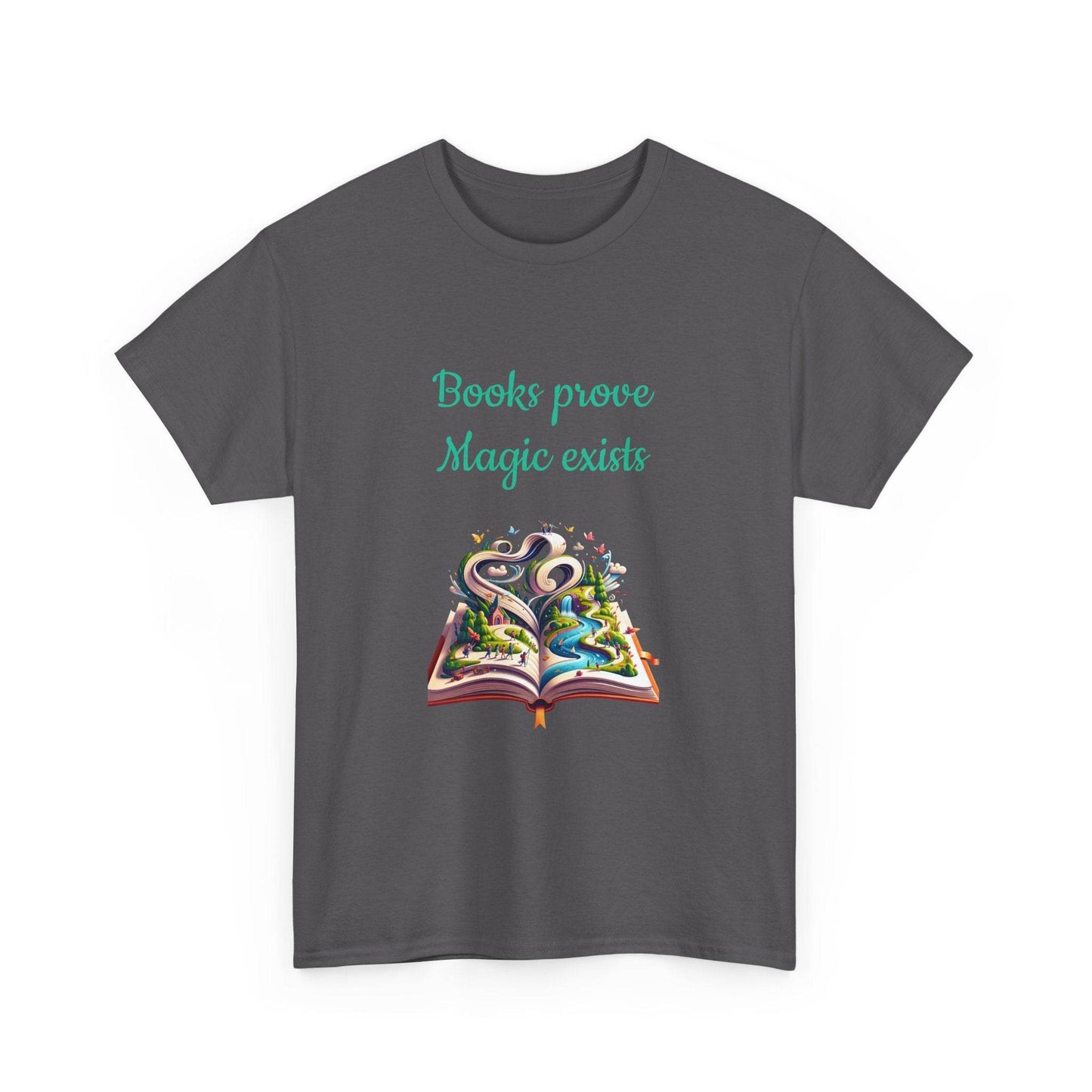 Magic Exists -A Unisex Heavy Cotton Tee - Perfect for Book Lovers - The Dreamer's Bookshop.