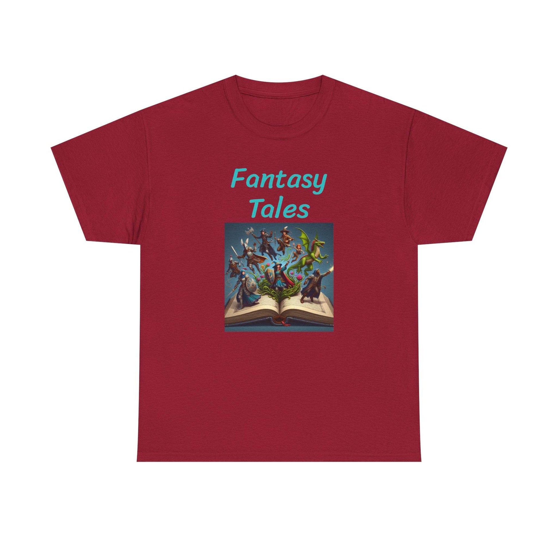 Magic - Graphic Tee - Unisex Heavy Cotton T-Shirt - Fantasy Tales - The Dreamer's Bookshop.