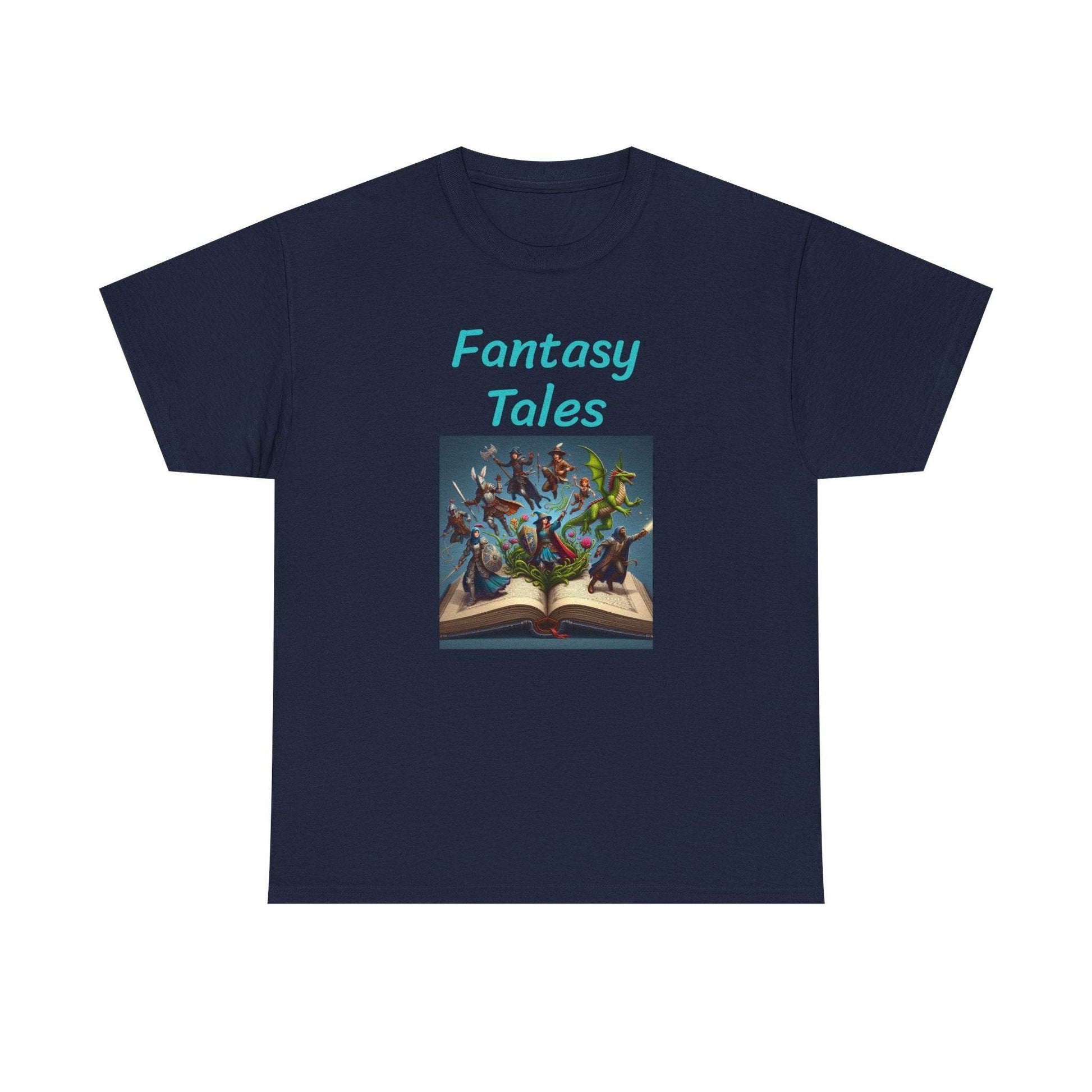 Magic - Graphic Tee - Unisex Heavy Cotton T-Shirt - Fantasy Tales - The Dreamer's Bookshop.