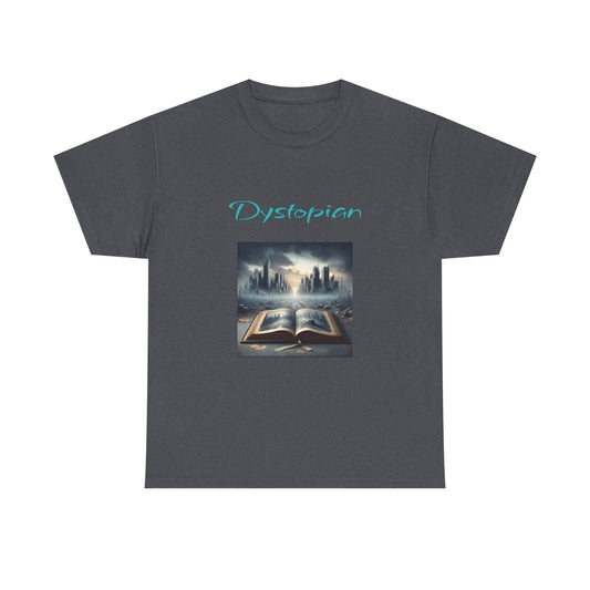 Fiction - Graphic Tee - Unisex Heavy Cotton T-Shirt Dystopian Books - The Dreamer's Bookshop.