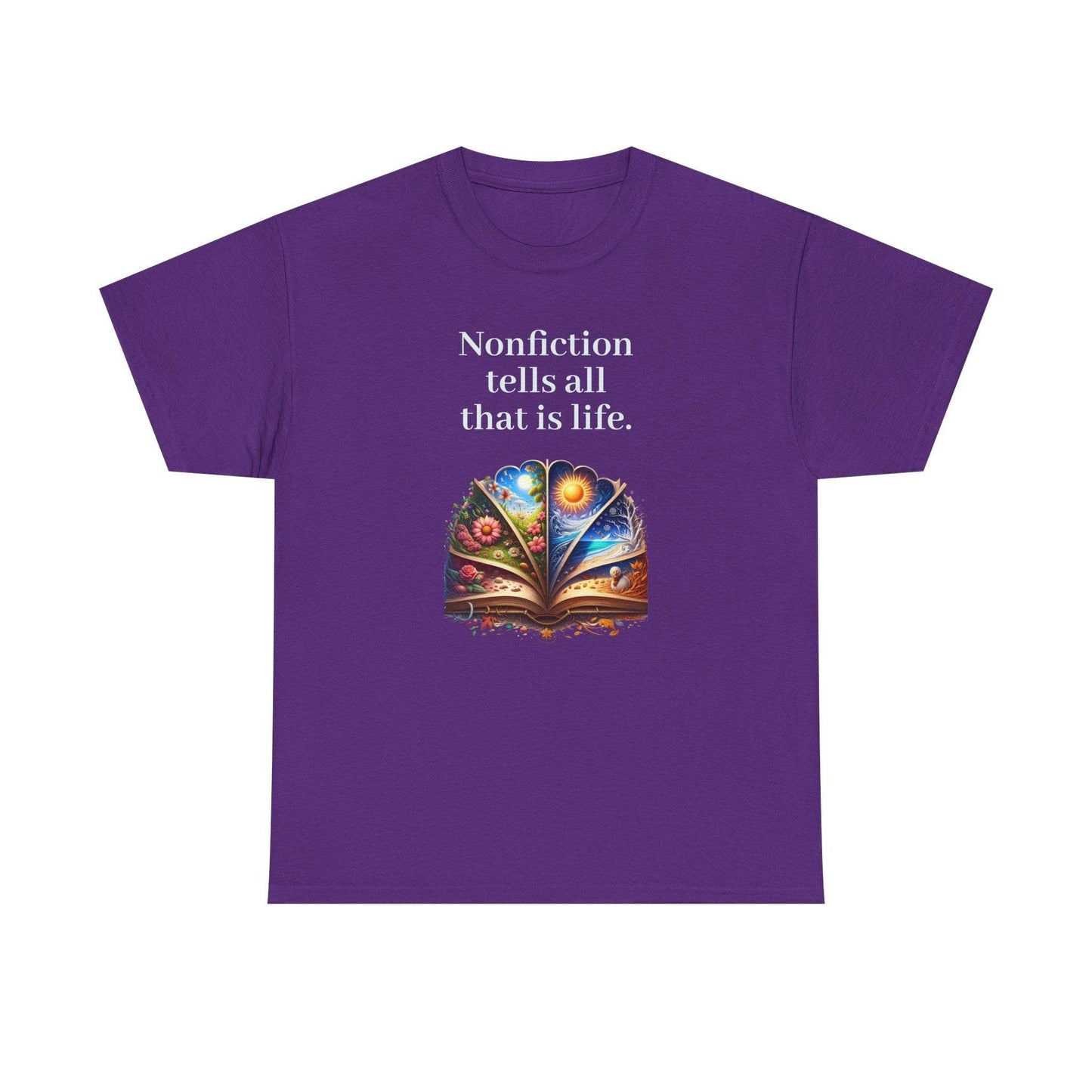 That is Life - Graphic Tee - Unisex Heavy Cotton T-Shirt Nonfiction Books - The Dreamer's Bookshop.