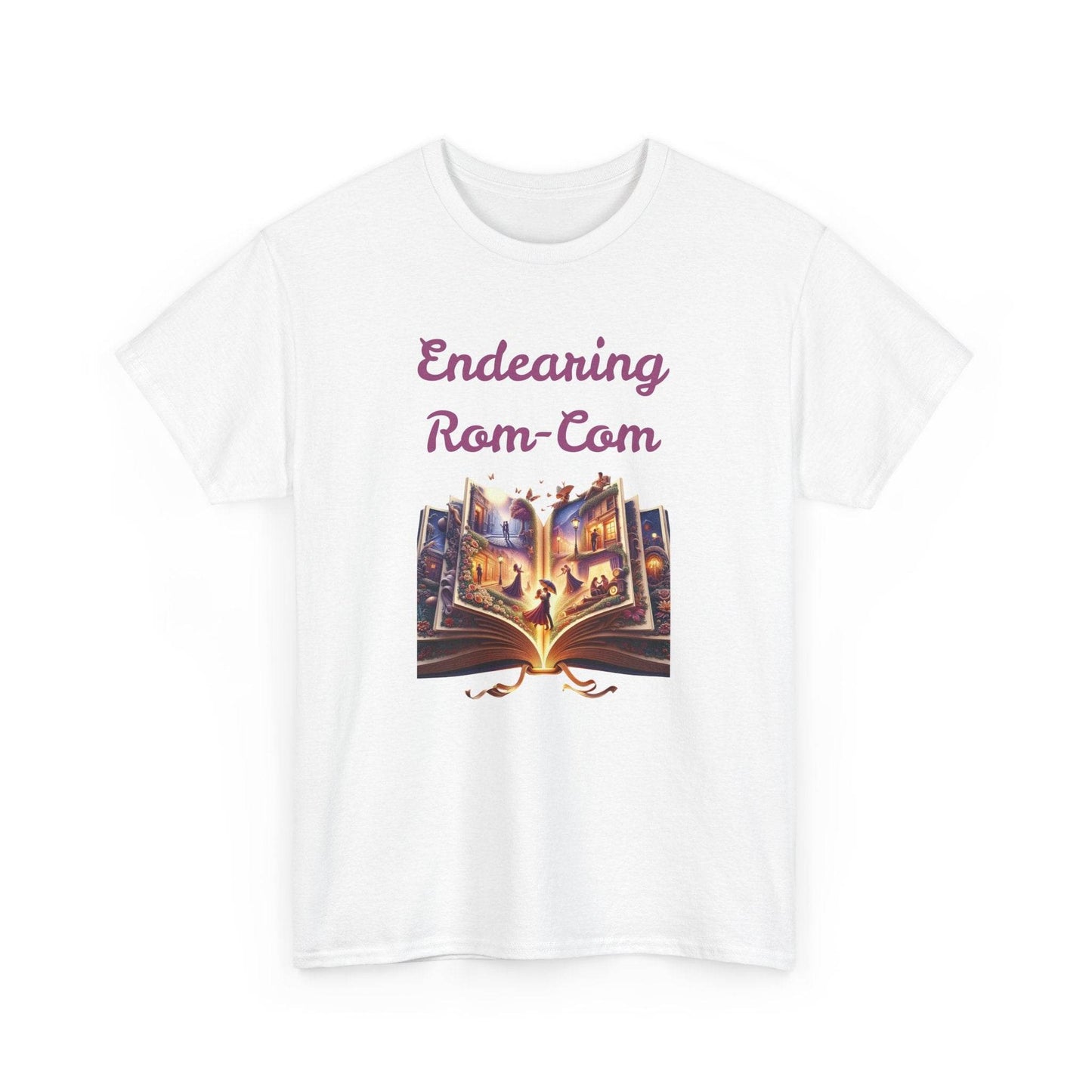 Endearing - Graphic Tee - Unisex Heavy Cotton T-Shirt Rom-Com Books - The Dreamer's Bookshop.