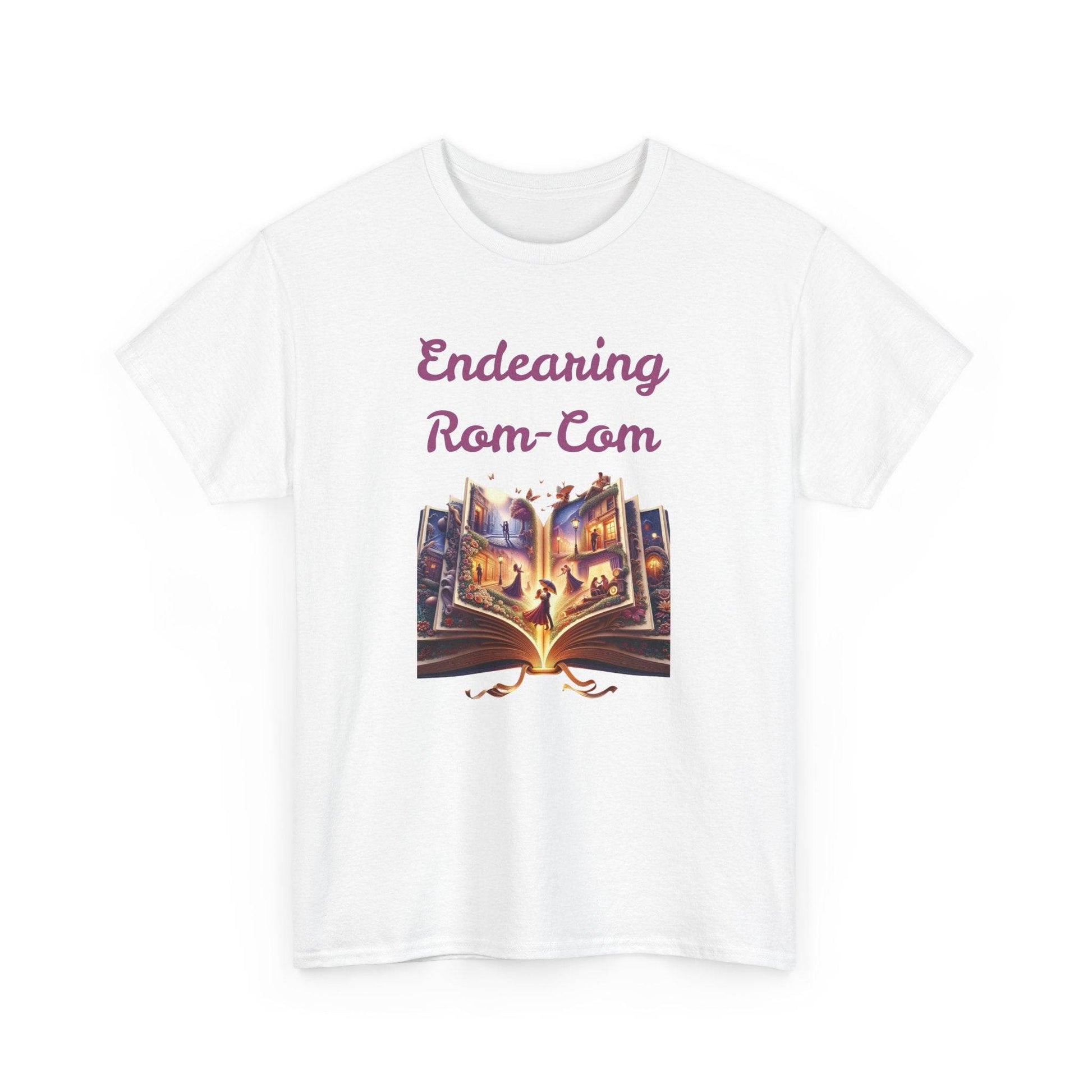 Endearing - Graphic Tee - Unisex Heavy Cotton T-Shirt Rom-Com Books - The Dreamer's Bookshop.