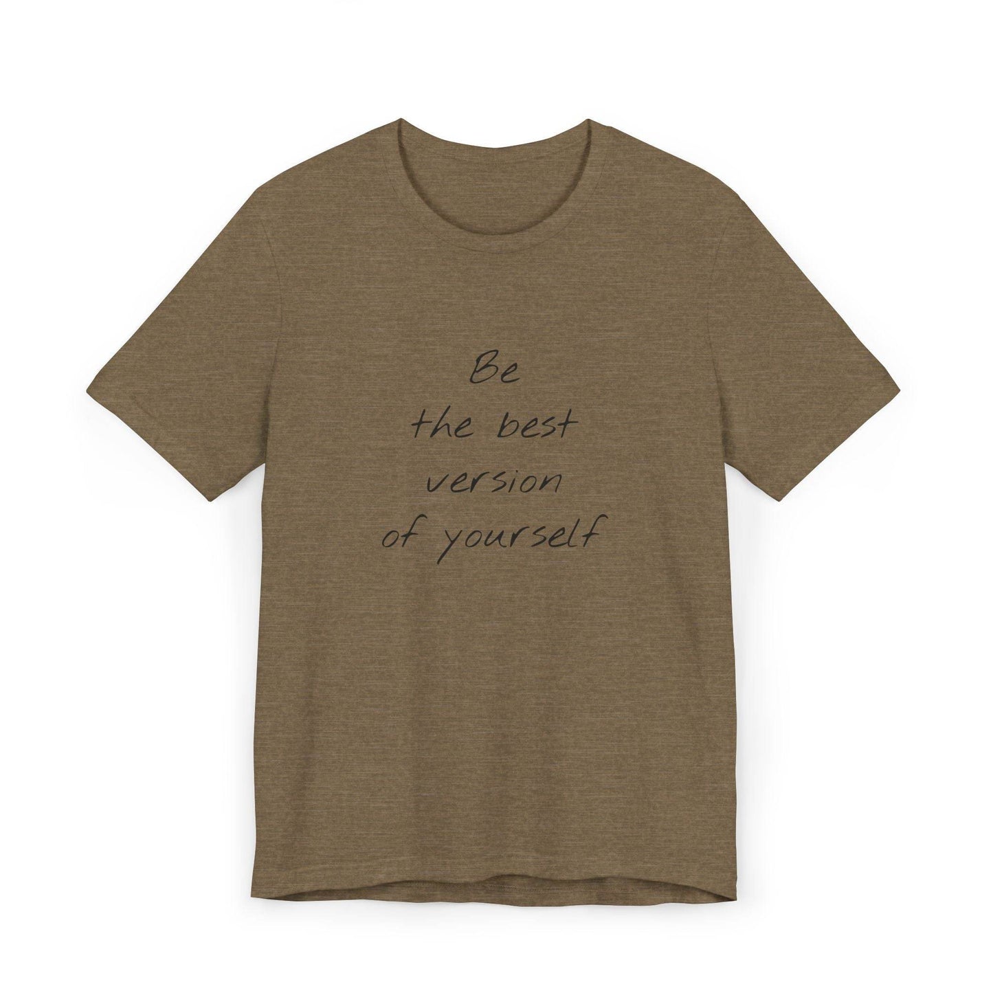 Inspirational Unisex Jersey T-Shirt - Be The Best Vibe - The Dreamer's Bookshop.