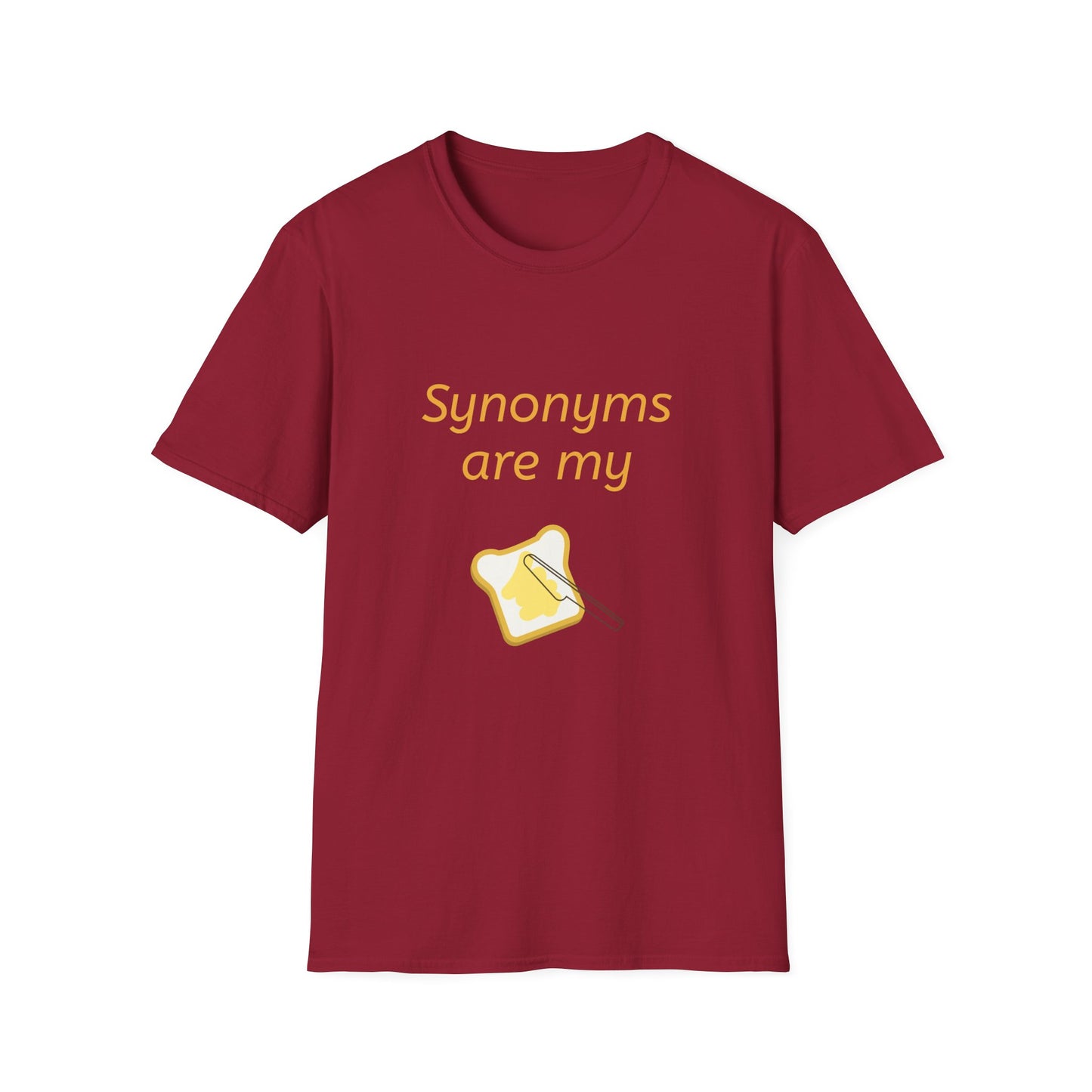 Funny "Synonyms Are My Jam" T-Shirt for Word Lovers - The Dreamer's Bookshop.