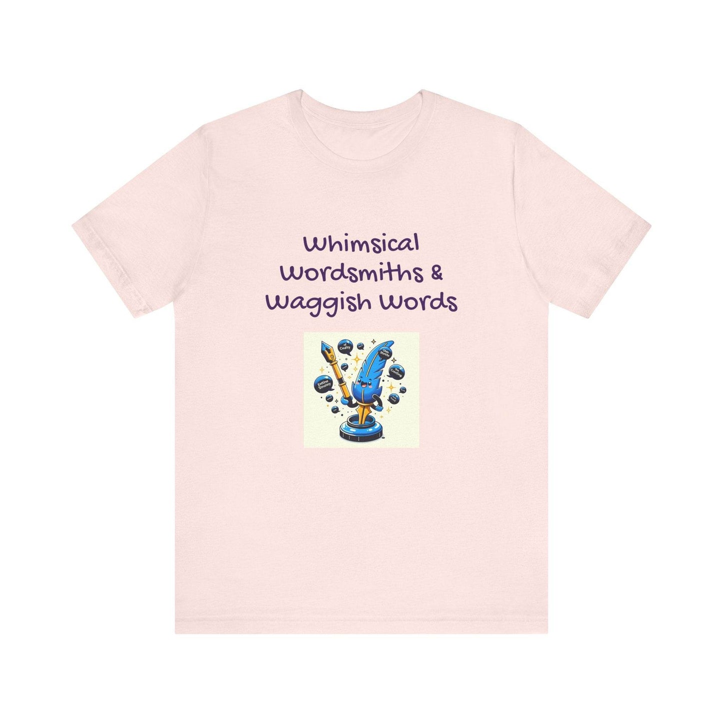 Whimsical Wordsmith Unisex Jersey Tee - Fun Graphic for Writers & Word Lovers - The Dreamer's Bookshop.