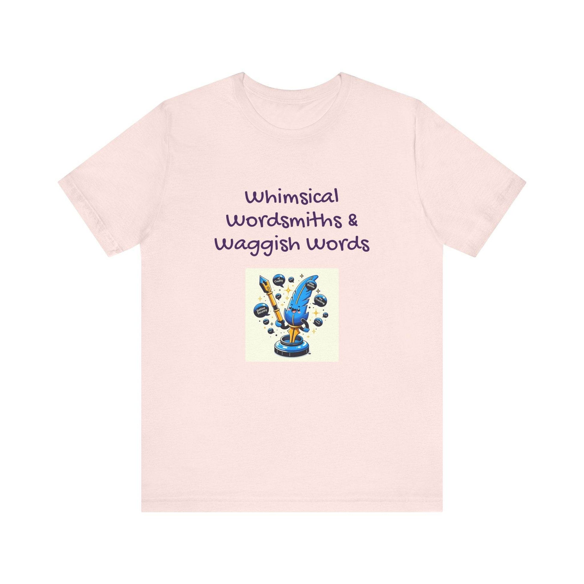 Whimsical Wordsmith Unisex Jersey Tee - Fun Graphic for Writers & Word Lovers - The Dreamer's Bookshop.