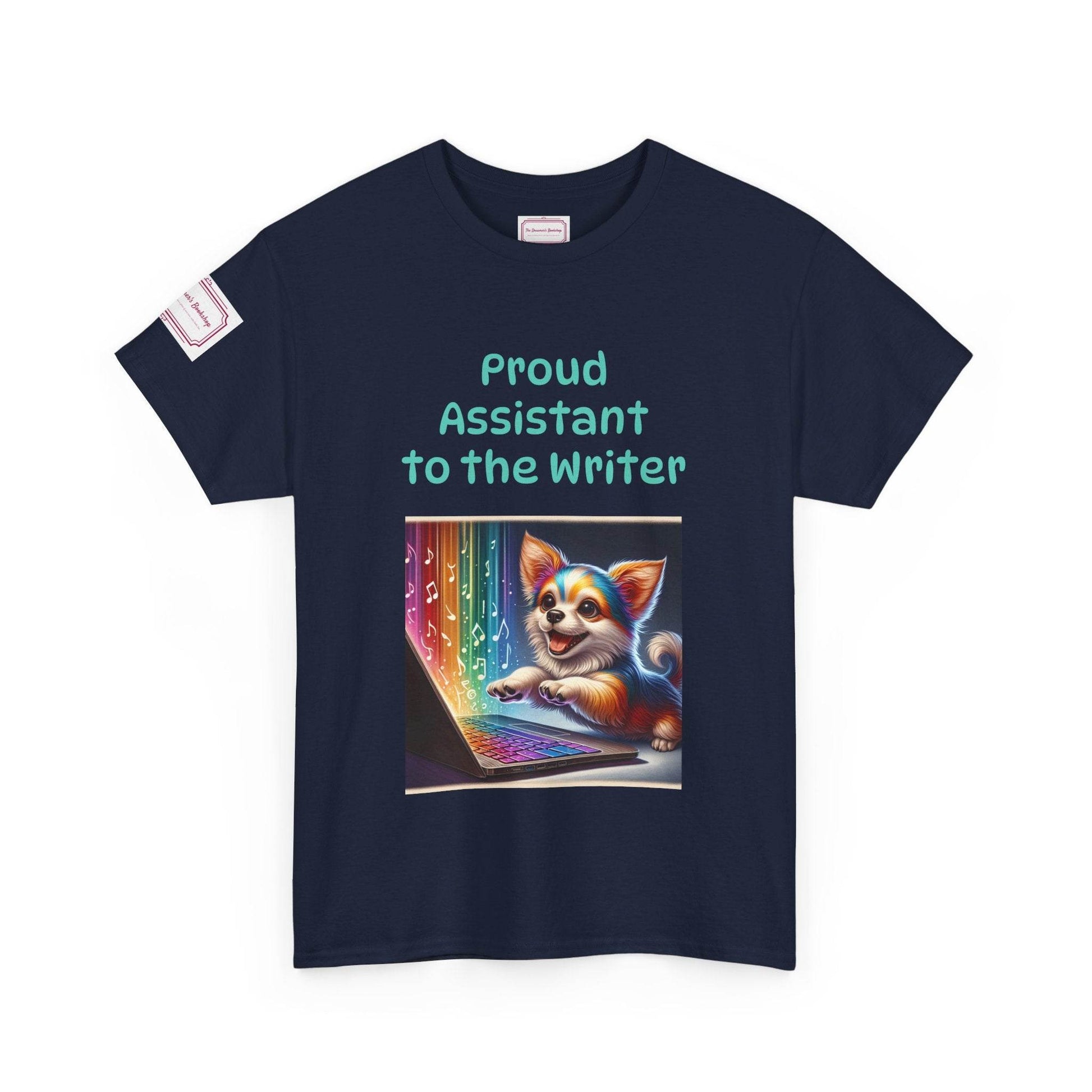 Writer Assistant - Unisex Heavy Cotton Tee - Perfect for Book Lovers - The Dreamer's Bookshop.