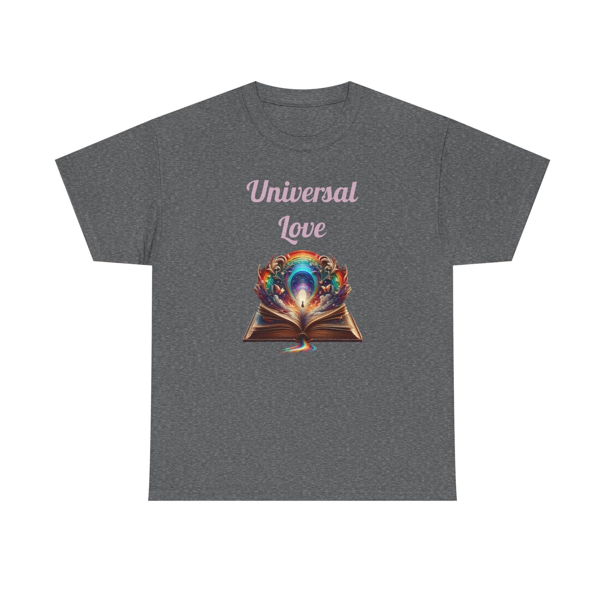 Universal Love - Graphic Tee - Unisex Heavy Cotton T-Shirt Queer Romance Books - The Dreamer's Bookshop.