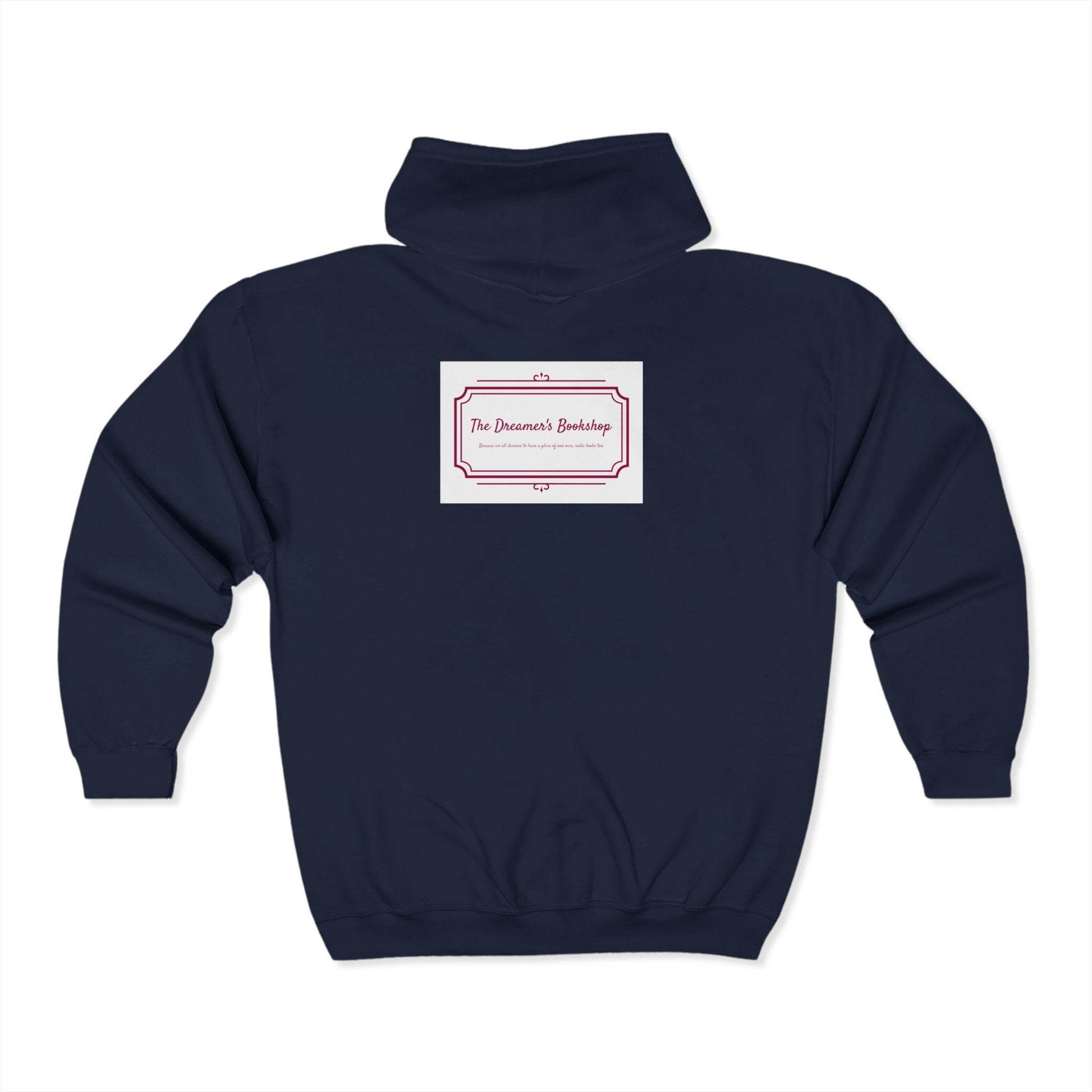 Stay Curious Full Zip Hoodie - Unisex Heavy Blend™ - Perfect for Book Lovers - The Dreamer's Bookshop.