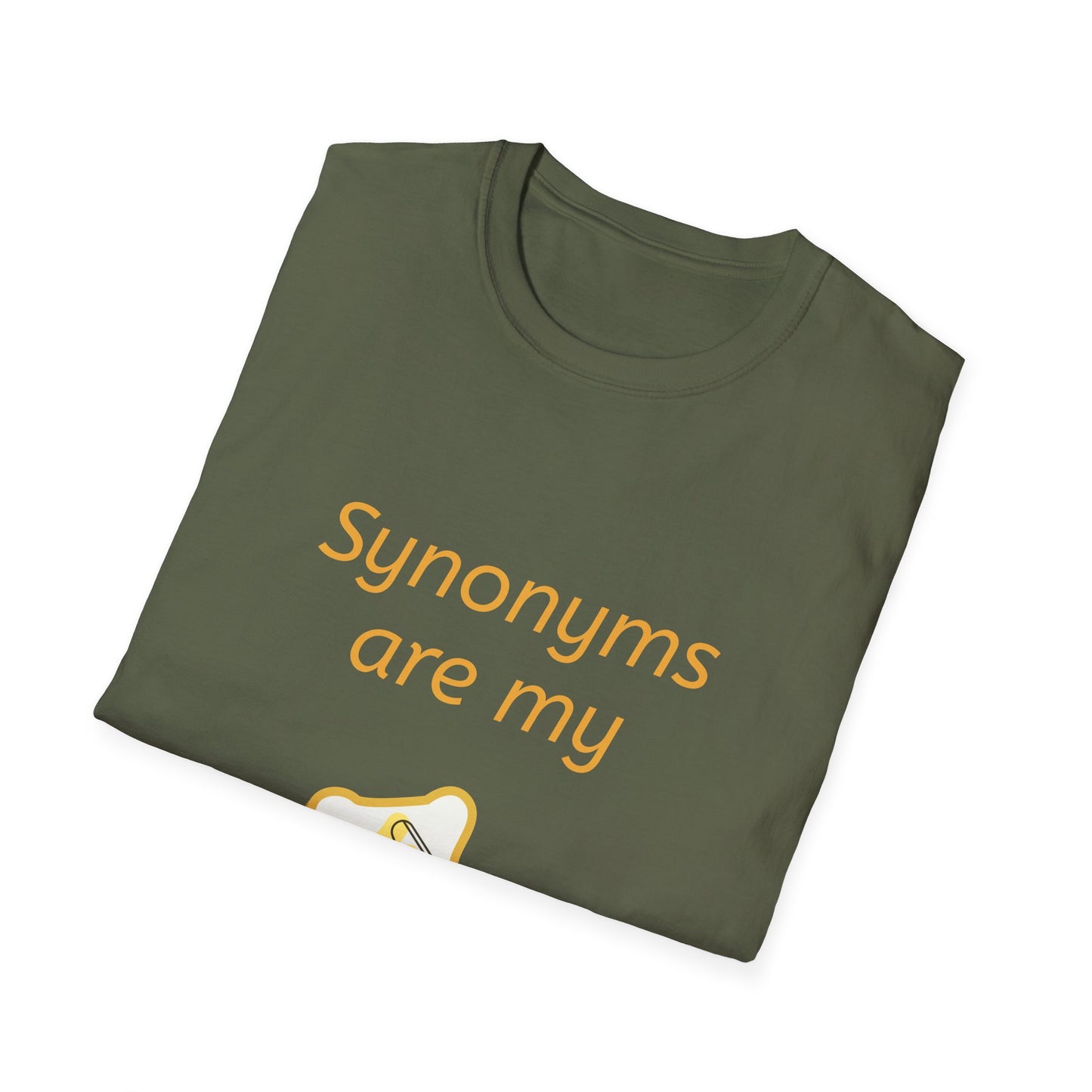 Funny "Synonyms Are My Jam" T-Shirt for Word Lovers - The Dreamer's Bookshop.