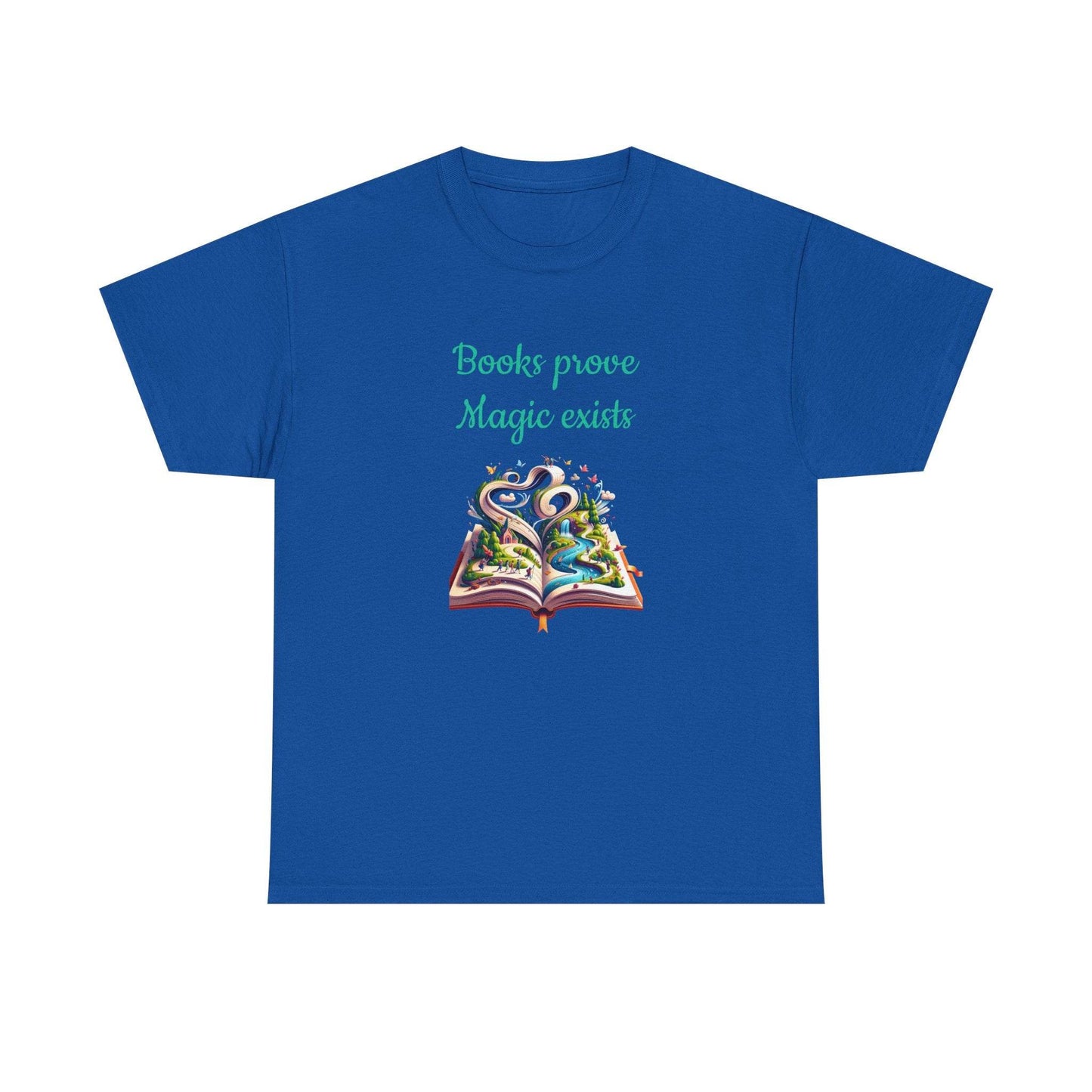 Magic Exists -A Unisex Heavy Cotton Tee - Perfect Gift for Book Lovers - The Dreamer's Bookshop.