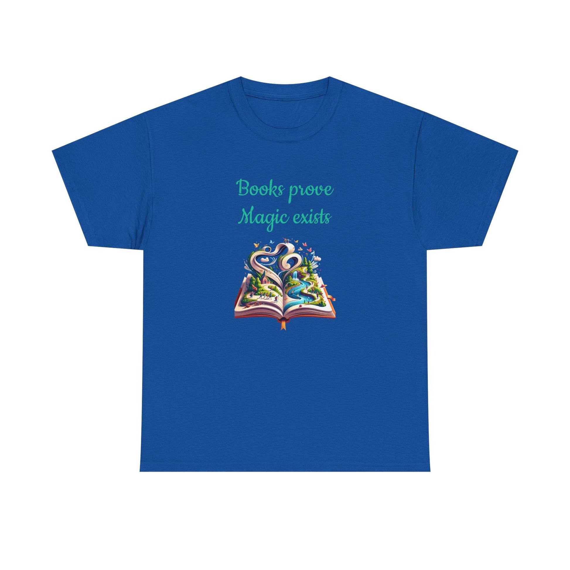 Magic Exists -A Unisex Heavy Cotton Tee - Perfect Gift for Book Lovers - The Dreamer's Bookshop.
