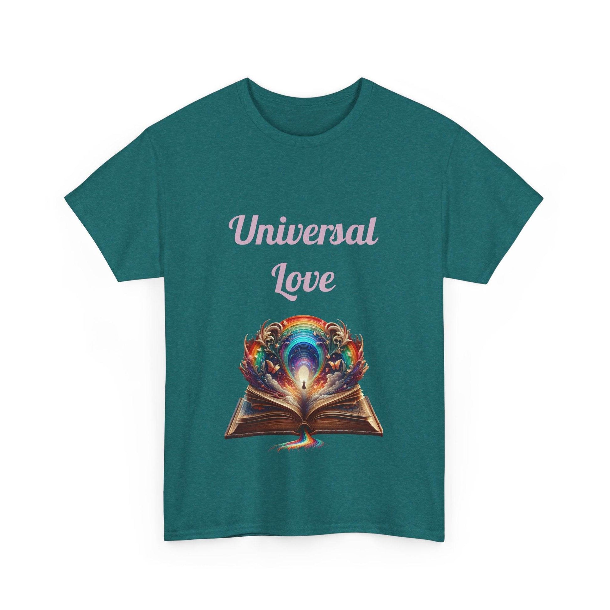 Universal Love - Unisex Heavy Cotton Tee - Queer Romance Books - The Dreamer's Bookshop.