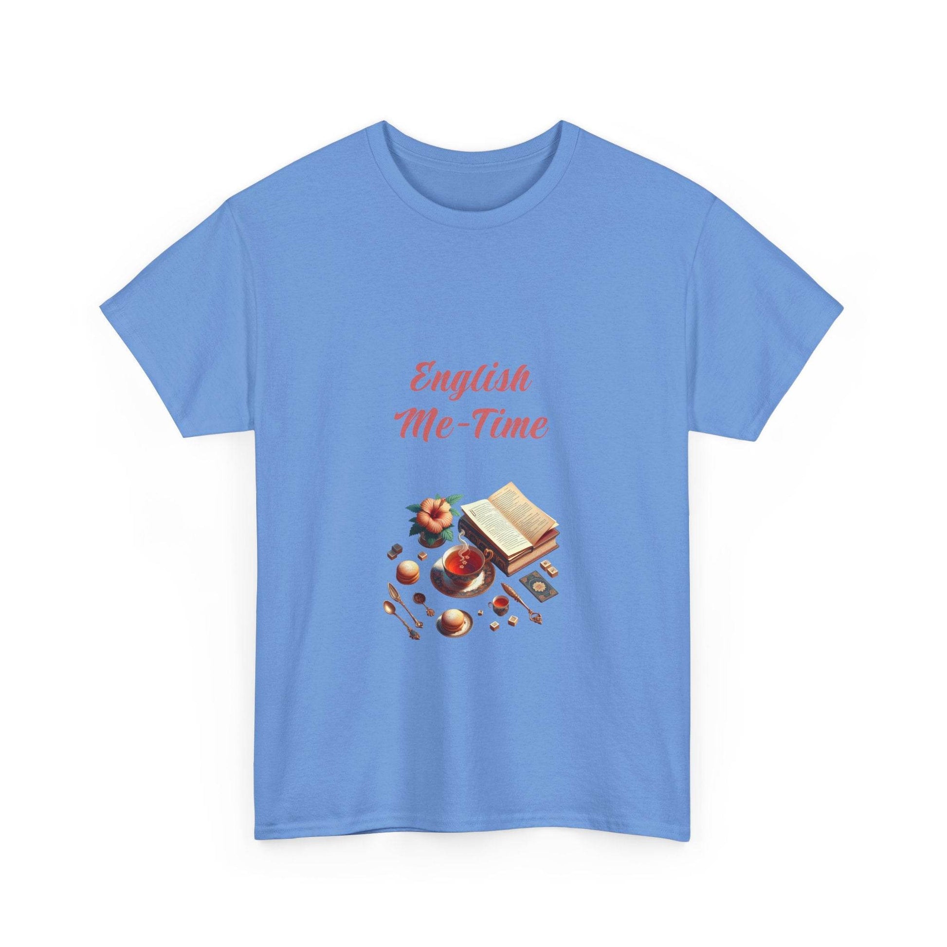 English Me-Time - Unisex Heavy Cotton Tee for Book Lovers - The Dreamer's Bookshop.