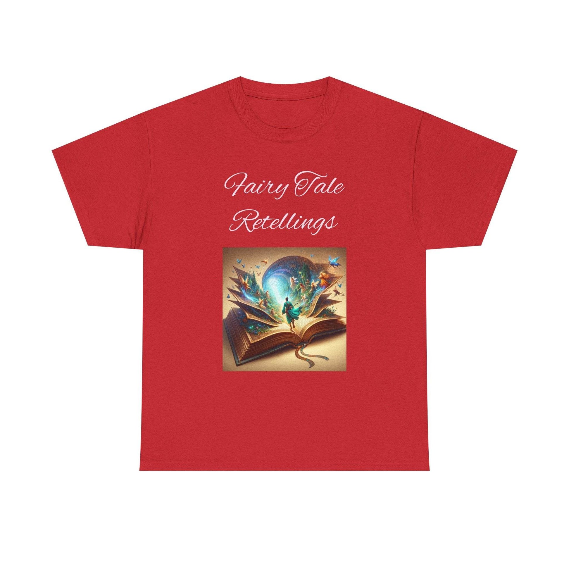 Fiction - Unisex Heavy Cotton Tee - Fairy Tale Retellings - The Dreamer's Bookshop.
