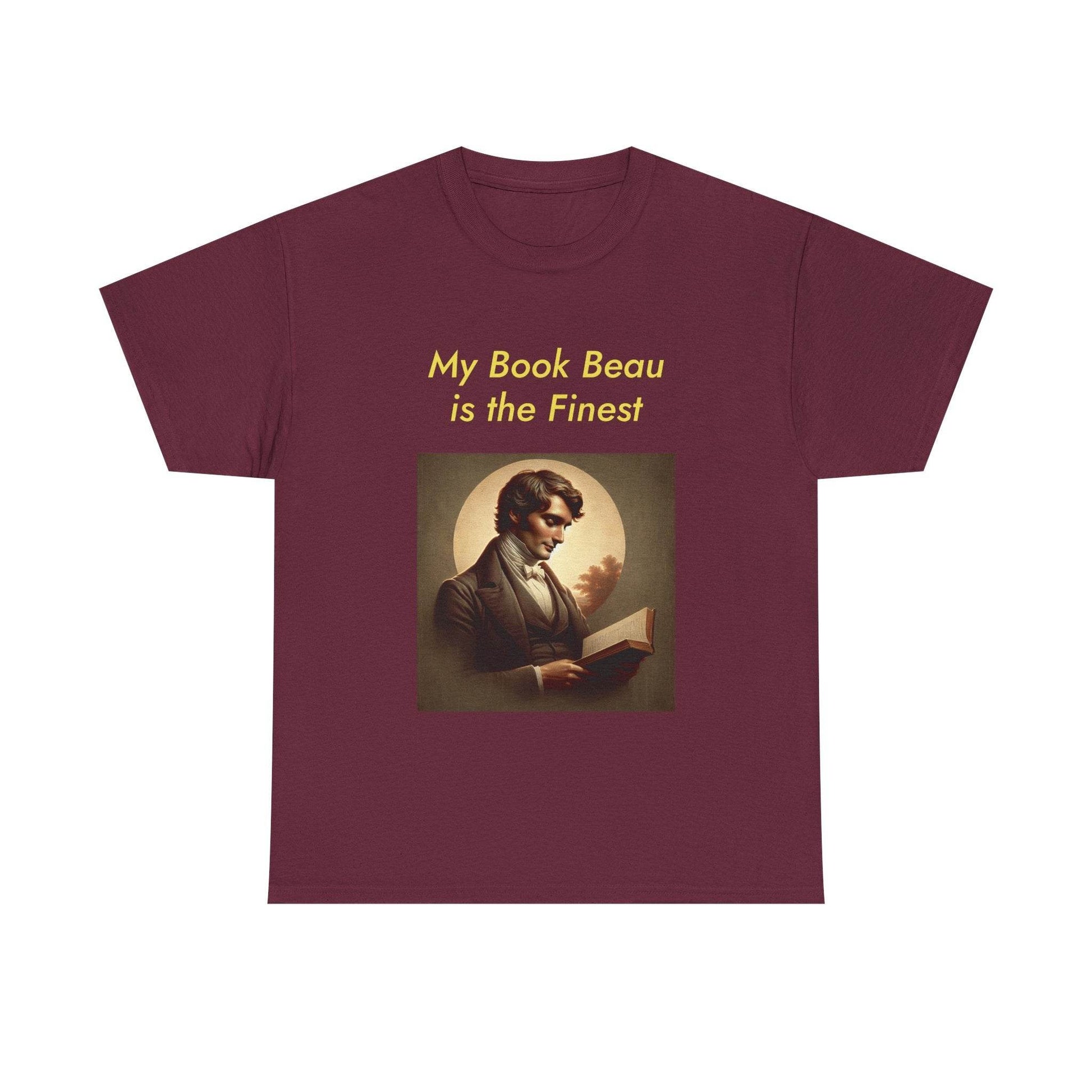 My Book Beau Unisex Heavy Cotton Tee - Perfect for Literature Lovers - The Dreamer's Bookshop.