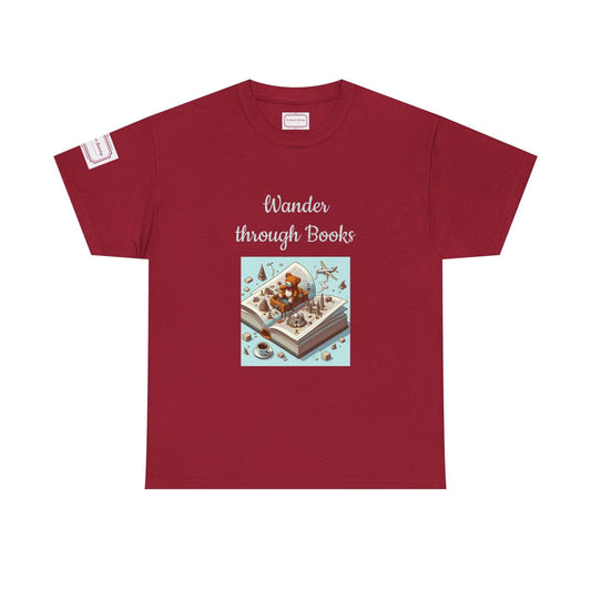 Wander - Unisex Heavy Cotton Tee - Perfect for Book Lovers - The Dreamer's Bookshop.