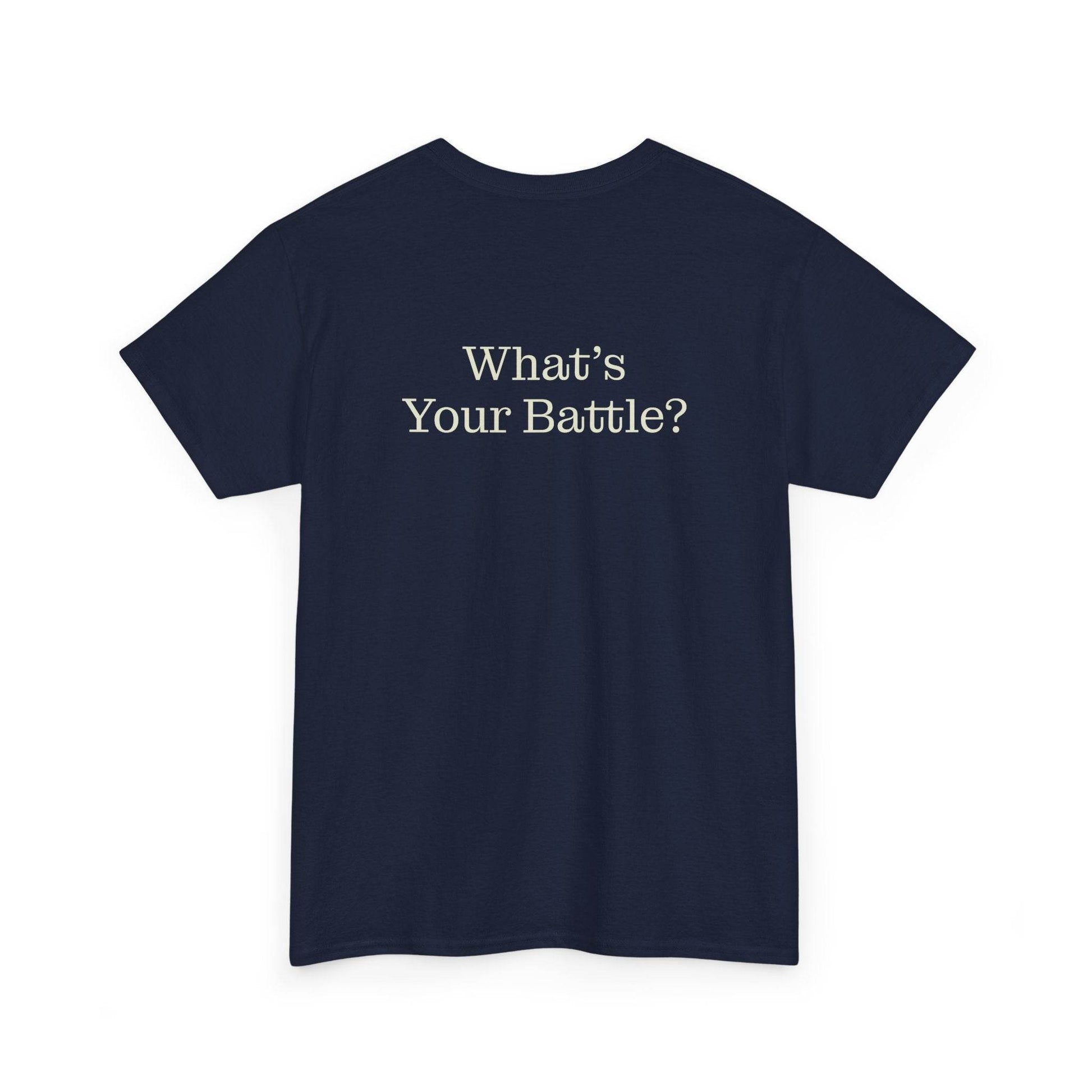 Chronic Pain Warrior Unisex Heavy Cotton Tee - Inspirational Battle T-Shirt - The Dreamer's Bookshop.