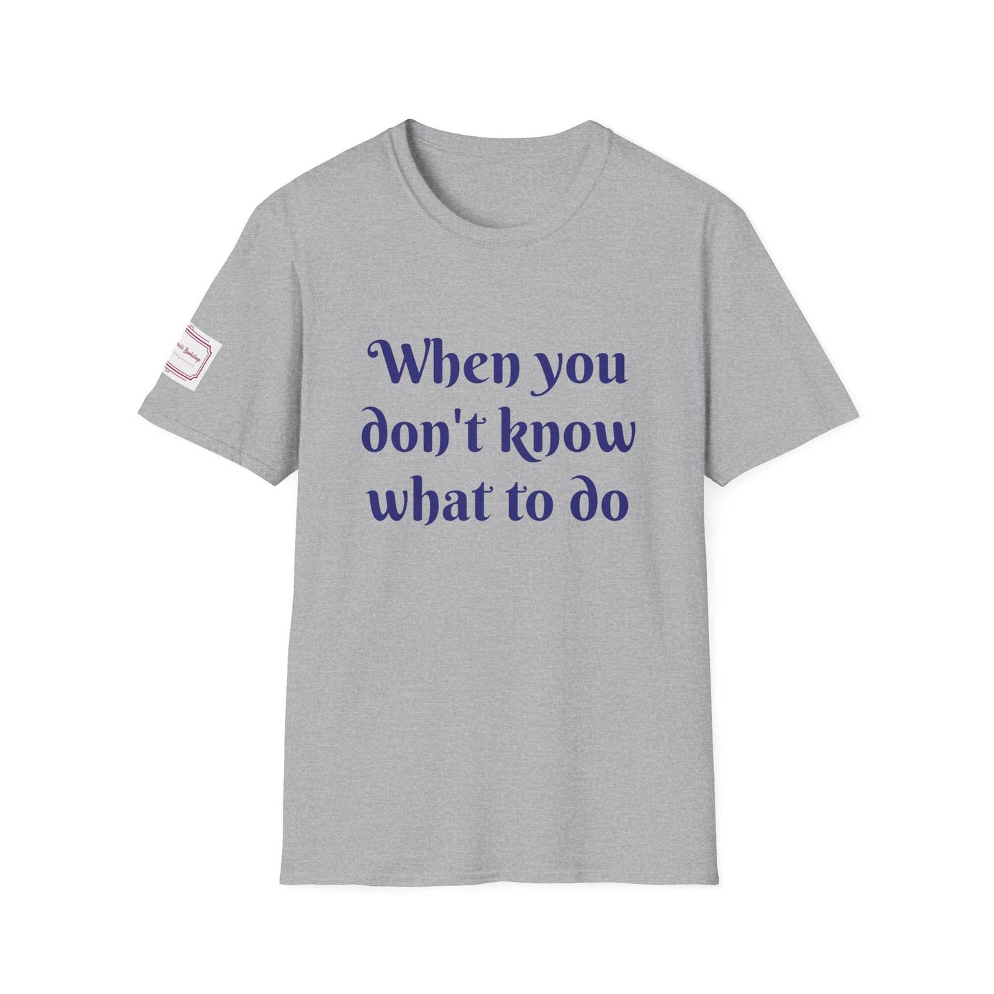 Inspirational Unisex Softstyle T-Shirt - 'Just Breathe' Motivational Design - The Dreamer's Bookshop.