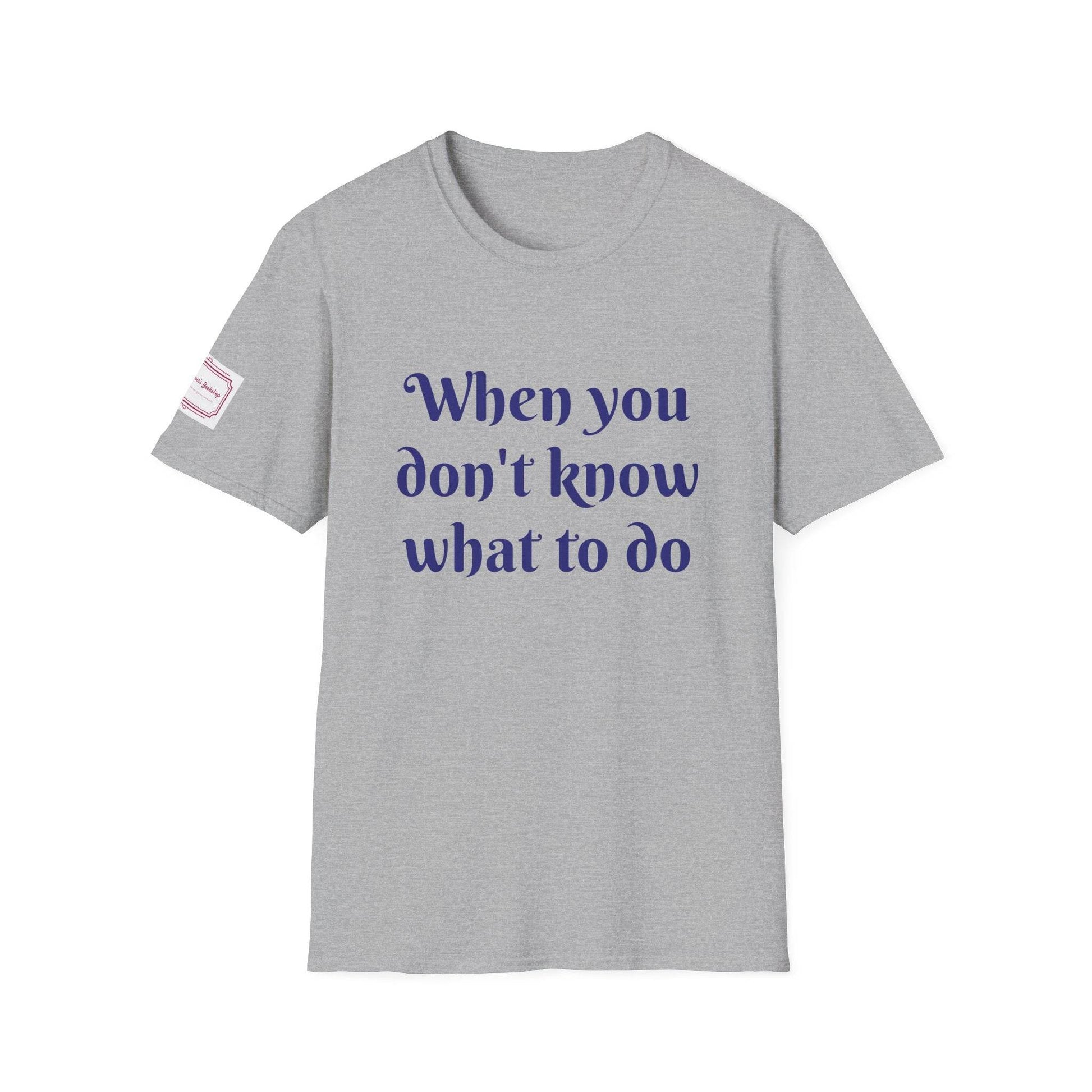 Inspirational Unisex Softstyle T-Shirt - 'Just Breathe' Motivational Design - The Dreamer's Bookshop.