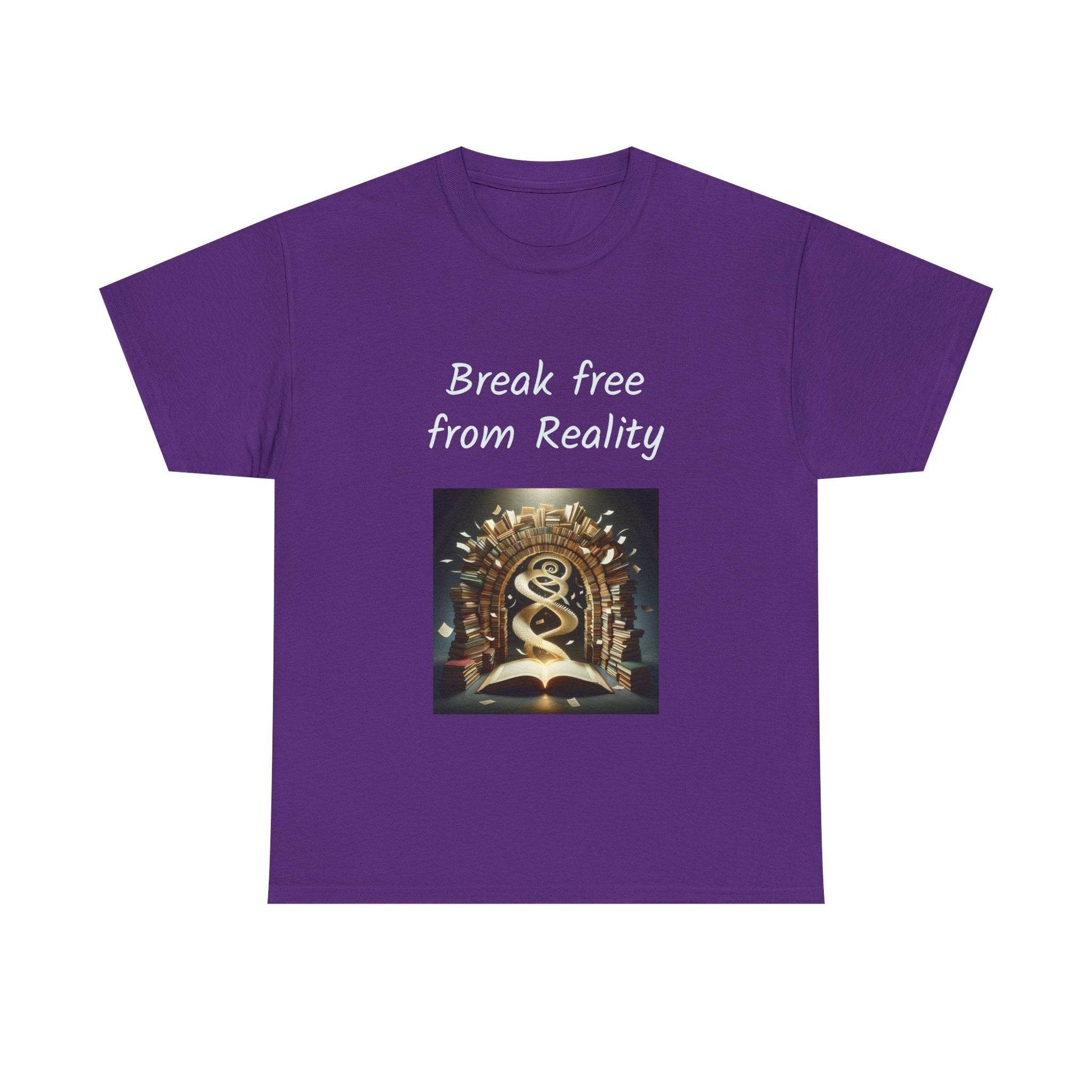 Break Free - Unisex Heavy Cotton Tee - Book Lovers - The Dreamer's Bookshop.