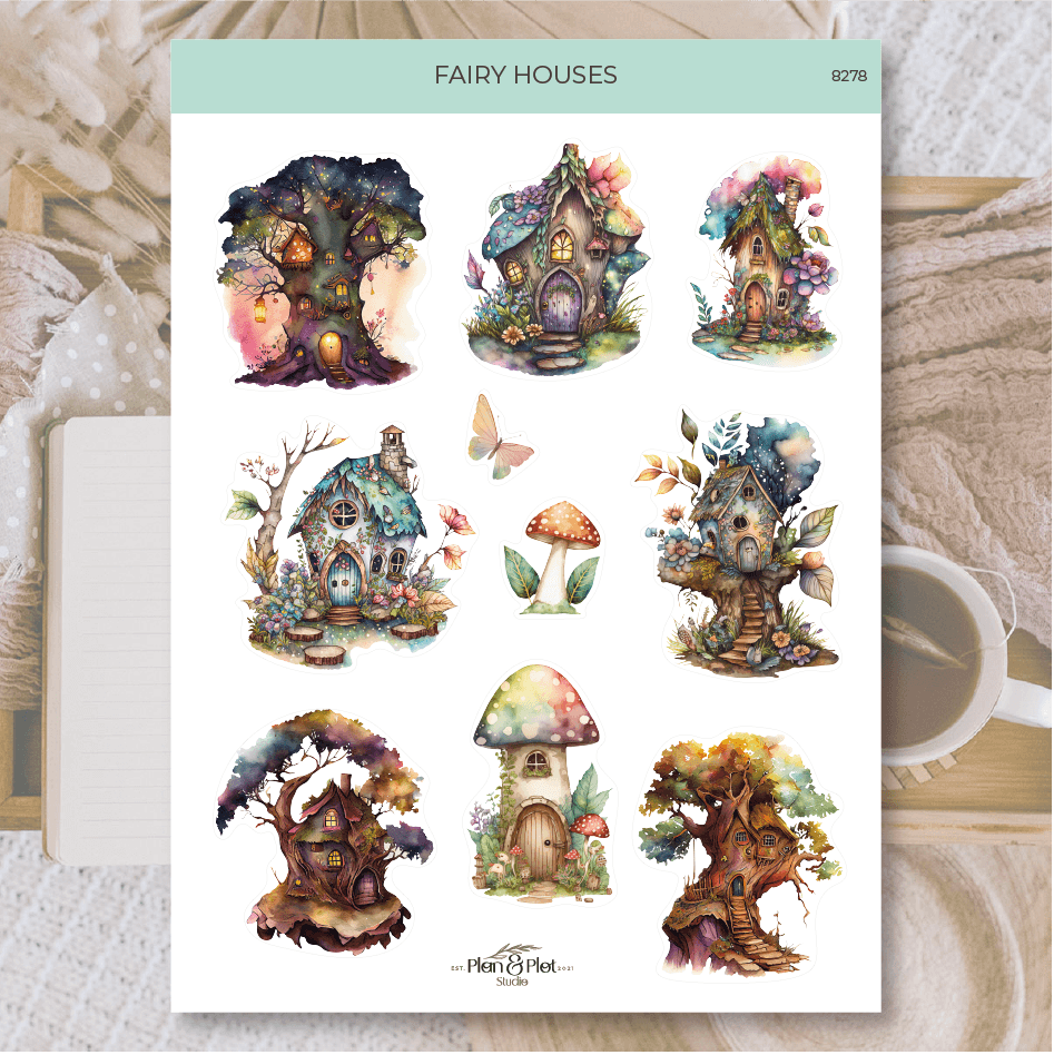 Plan & Plot Studio - Sprookjeshuizen | Stickers - The Dreamer's Bookshop.