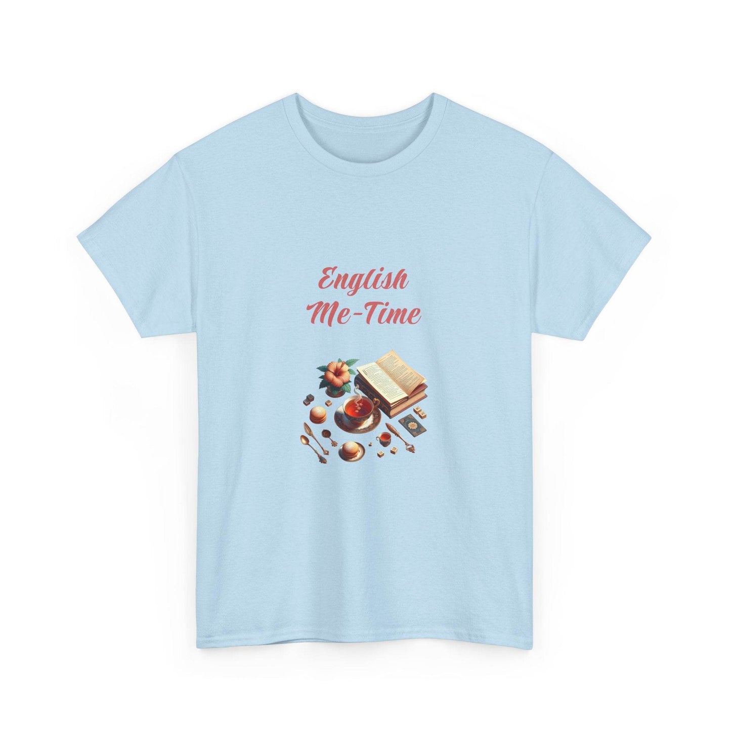 English Me-Time - A Unisex Heavy Cotton Tee - Perfect for Book Lovers - The Dreamer's Bookshop.