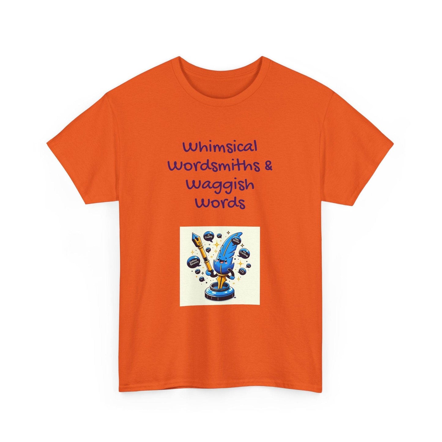 Whimsical Words Unisex Cotton Tee - Fun Graphic T-Shirt for Word Lovers - The Dreamer's Bookshop.