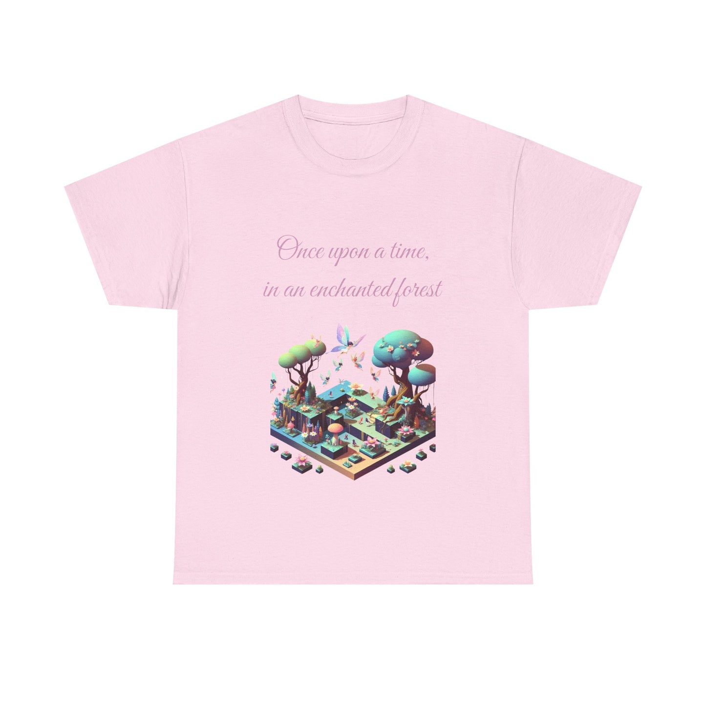 Book Lover's Unisex Heavy Cotton Tee - "Enchanted Forest" - The Dreamer's Bookshop.