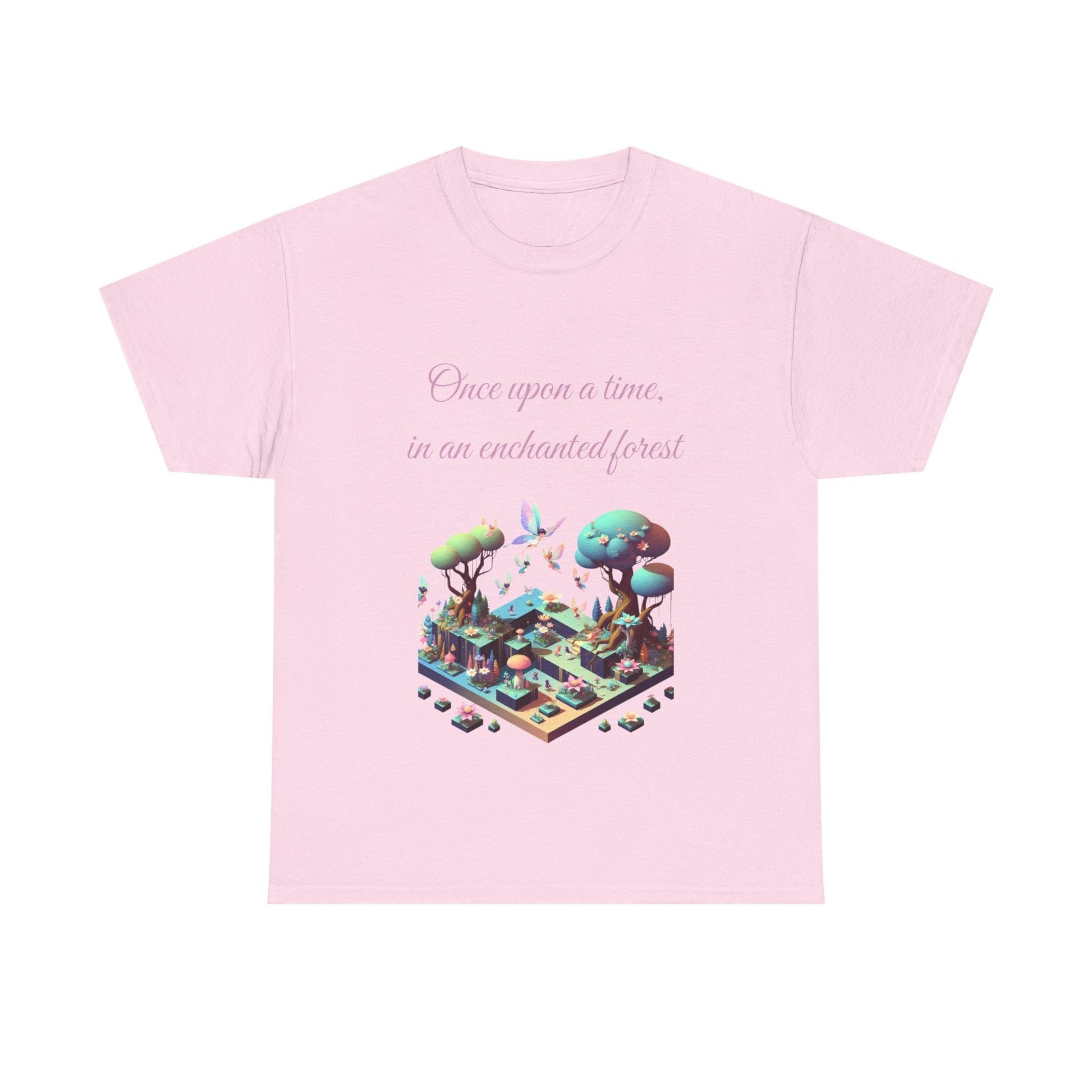 Book Lover's Unisex Heavy Cotton Tee - "Enchanted Forest" - The Dreamer's Bookshop.