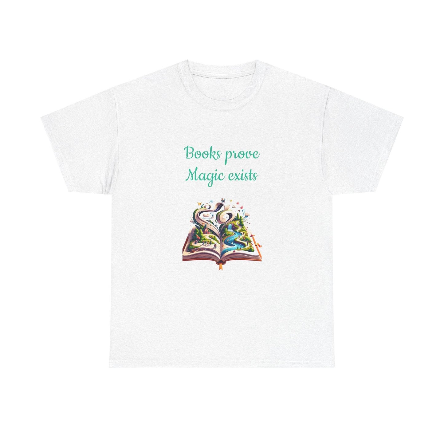 Magic Exists -A Unisex Heavy Cotton Tee - Perfect for Book Lovers - The Dreamer's Bookshop.