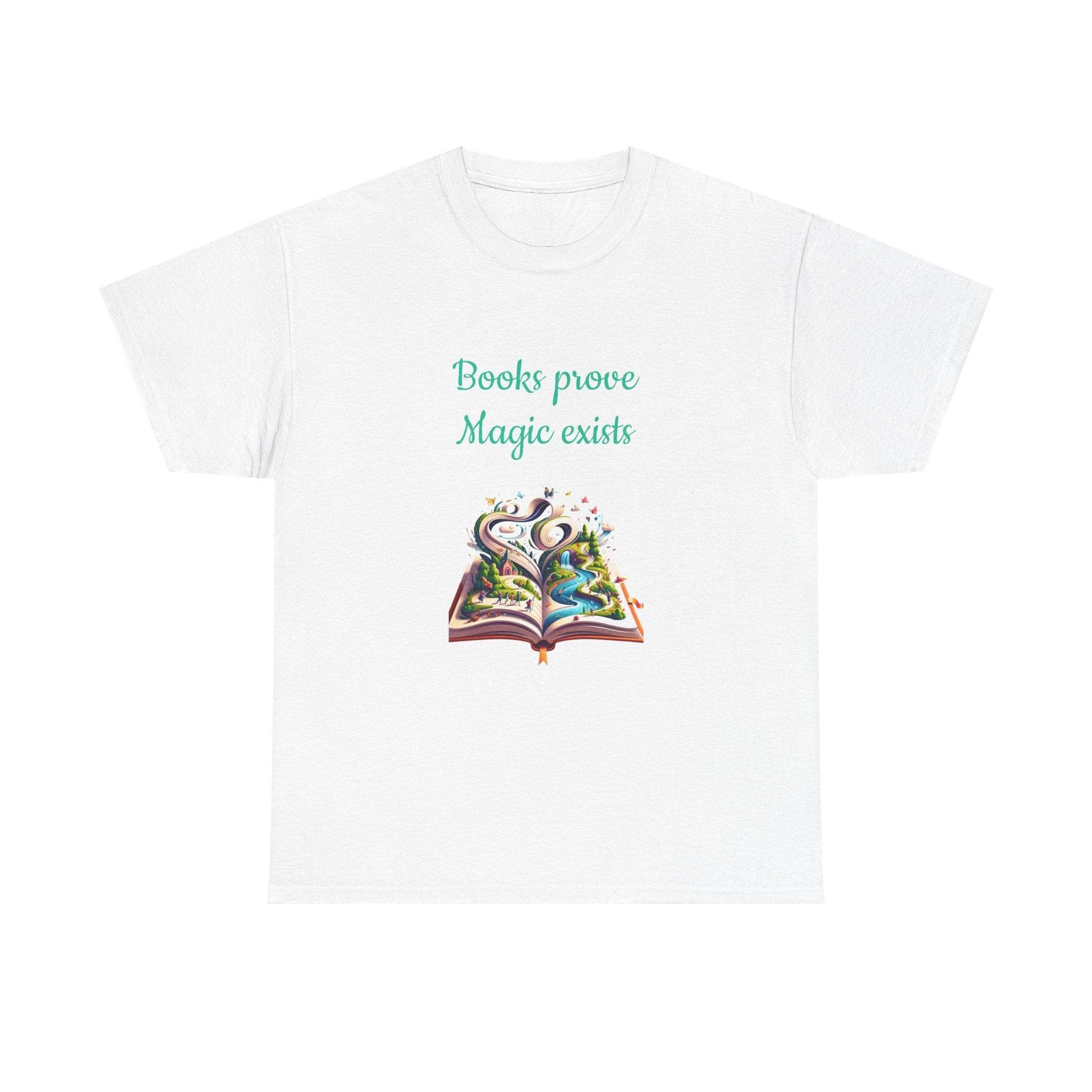 Magic Exists -A Unisex Heavy Cotton Tee - Perfect for Book Lovers - The Dreamer's Bookshop.