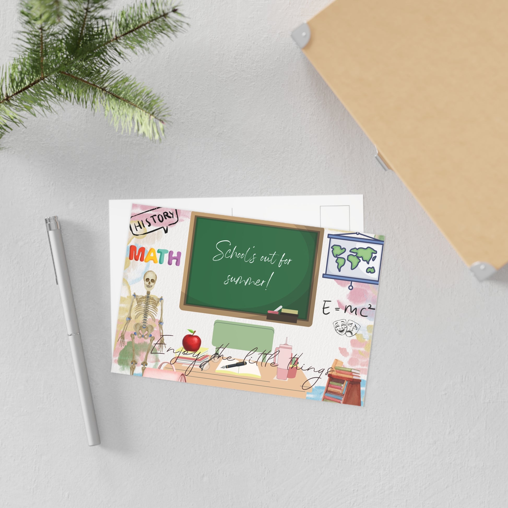 The Dreamer's Bookshop "School's Out" Enjoy the Little Things Card - The Dreamer's Bookshop.