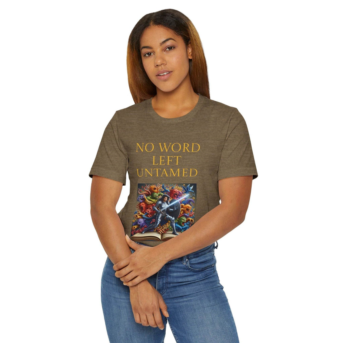 Unisex Jersey T-Shirt - No Word - The Dreamer's Bookshop.