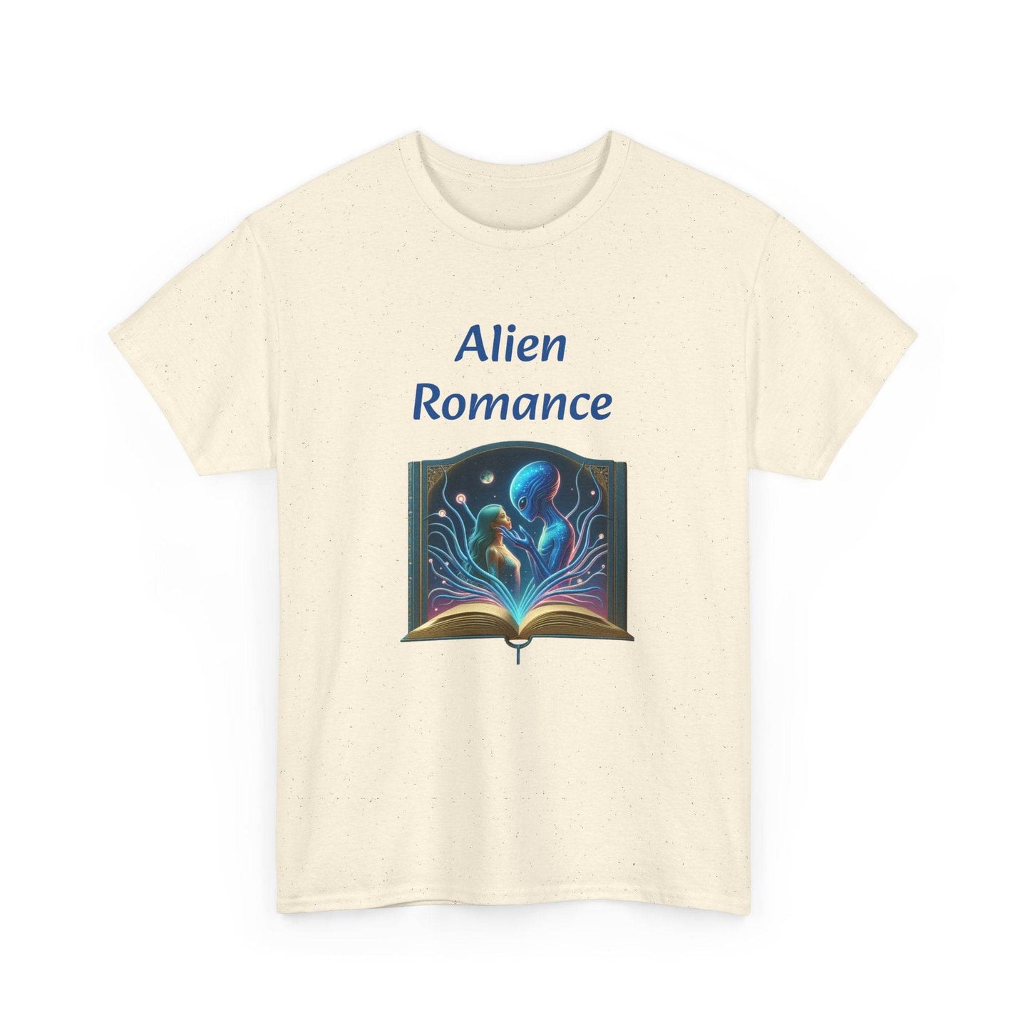 Sci-Fi - Graphic Tee - Unisex Heavy Cotton T-Shirt Alien Romance Books - The Dreamer's Bookshop.