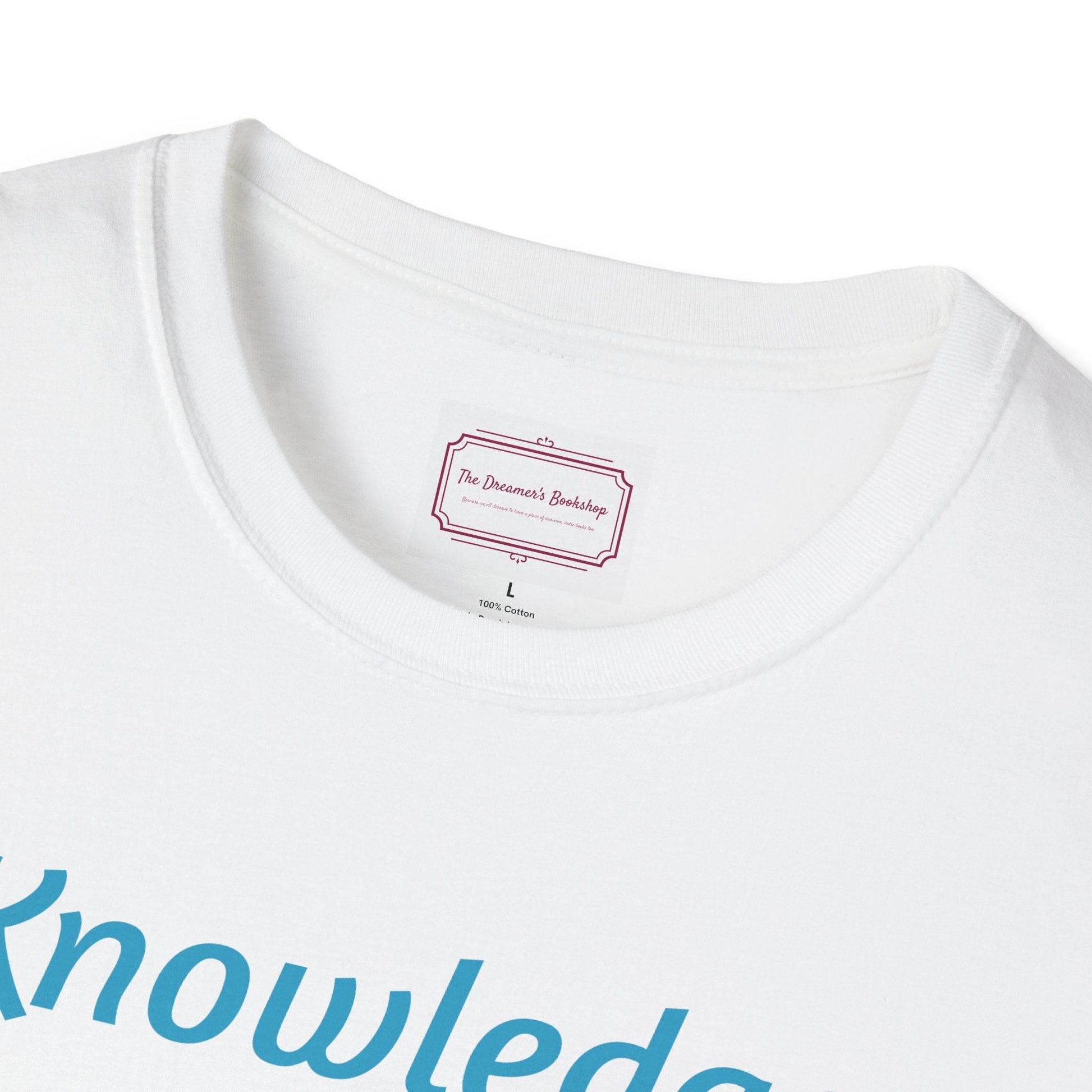 Knowledge Keeper Owl T-Shirt for Book Lovers - Proud Reader - The Dreamer's Bookshop.