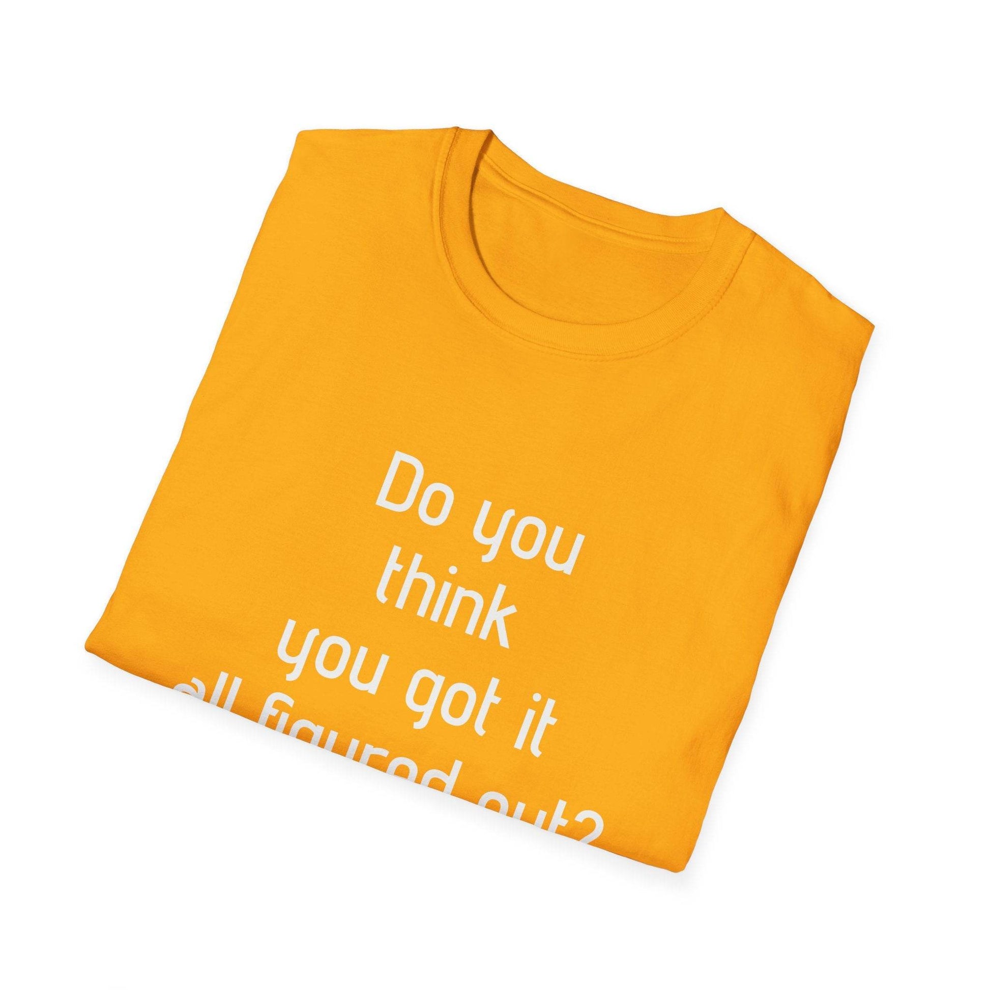 Unisex Softstyle T-Shirt - 'Think Again' - The Dreamer's Bookshop.